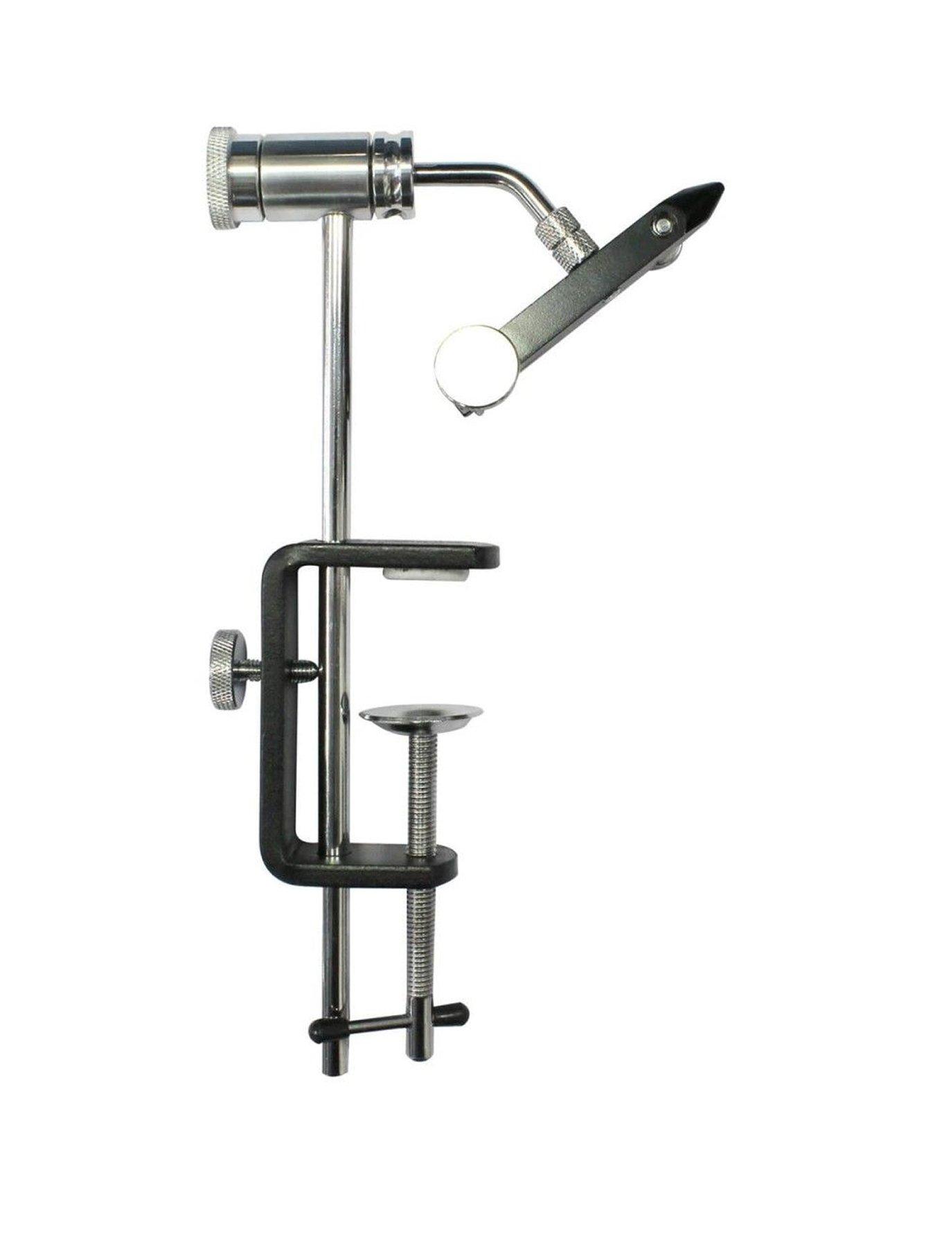 Snowbee Fly Mate Clamp Vice - Standard , Fixed Head Fly Tying Tool, Silver/Black - Portable  &  Reliable