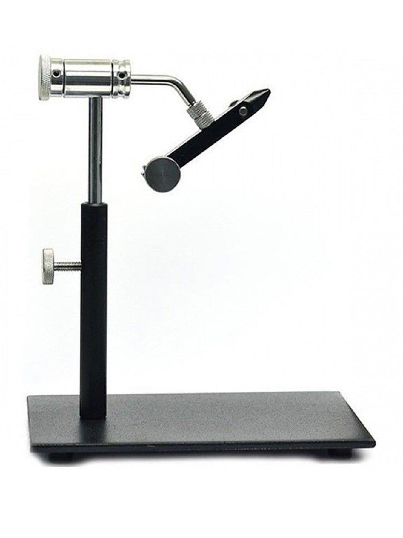 Snowbee Fly Mate Pedestal Vice - Standard , Fixed Head Fly Tying Tool, Silver/Black - Stable & Reliable