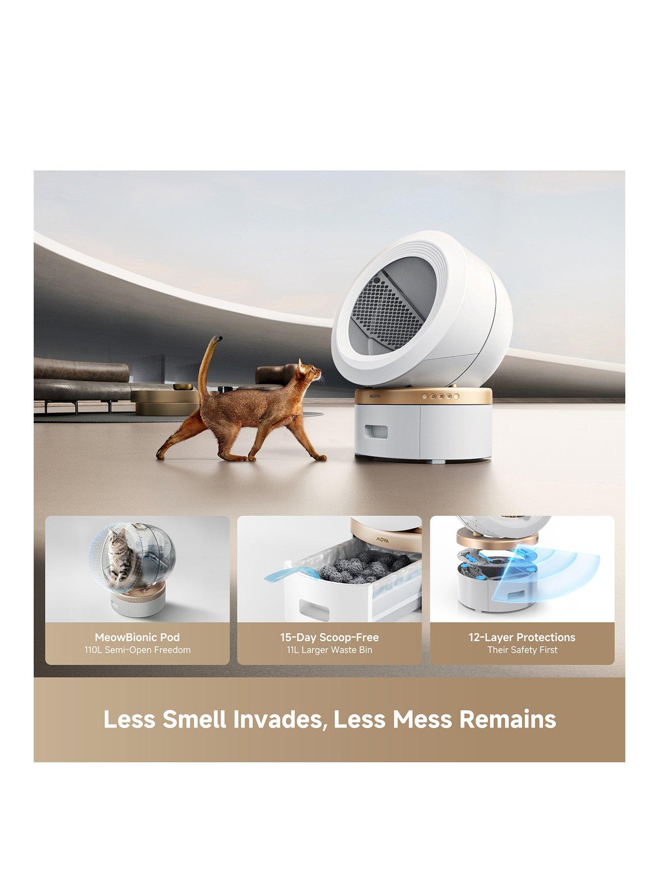 Image 2 of 8 of Mova LR10 Prime Cat Litter White