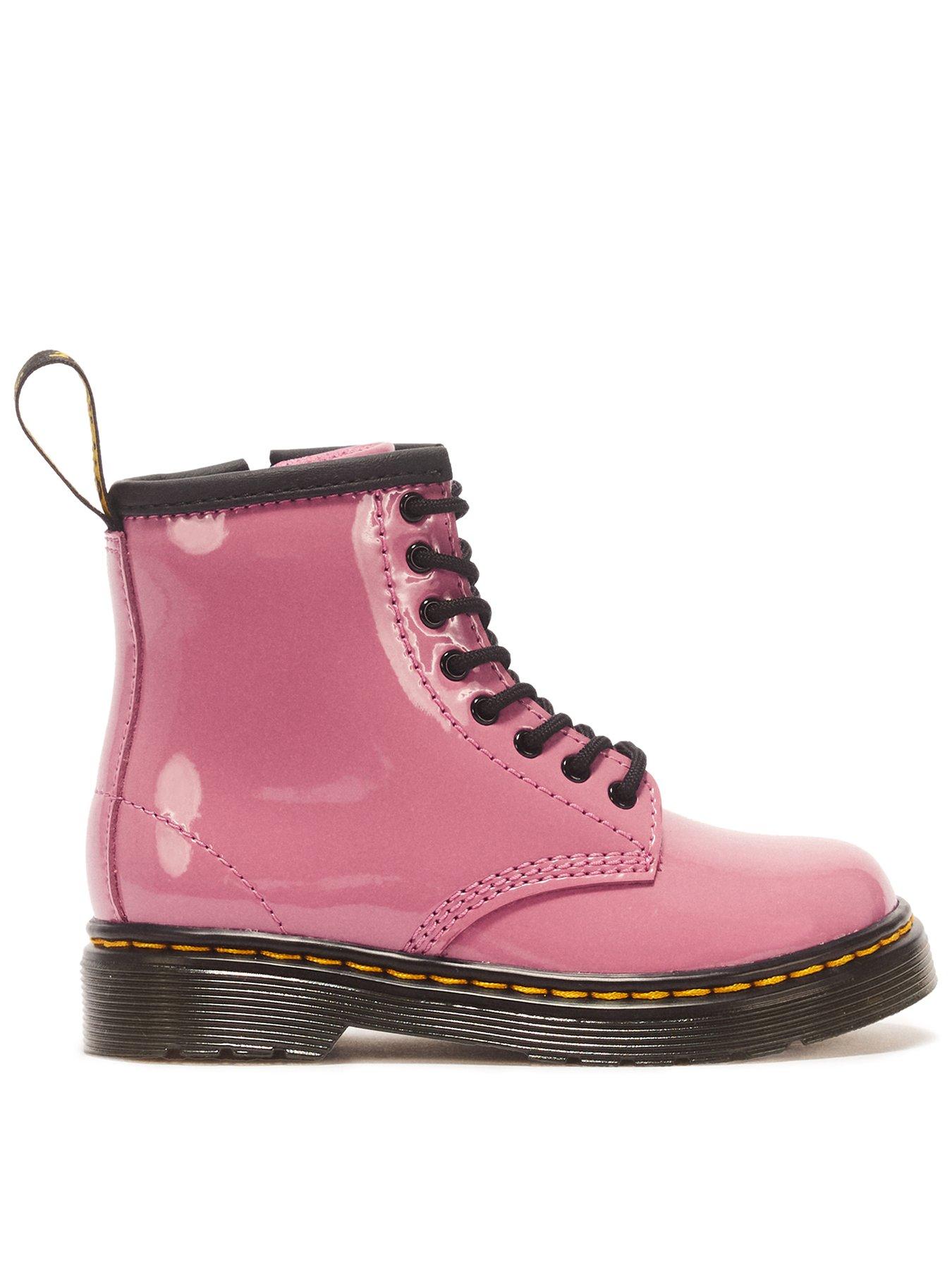 Dr Martens Toddler 1460 8 Eye Patent Boot - Pink