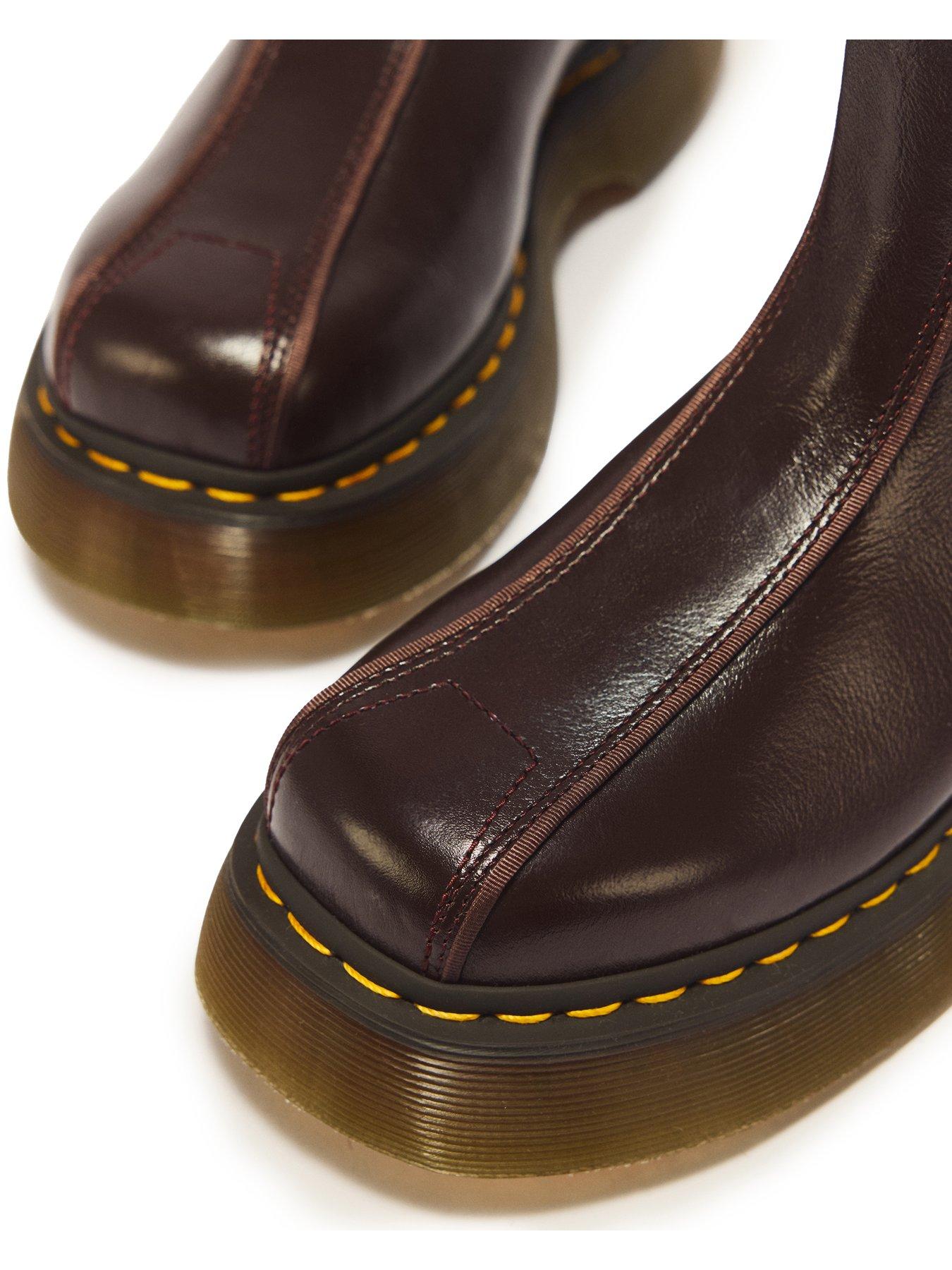 Image 6 of 7 of Dr Martens Buzz Hi Wyoming Leather Boots - Brown