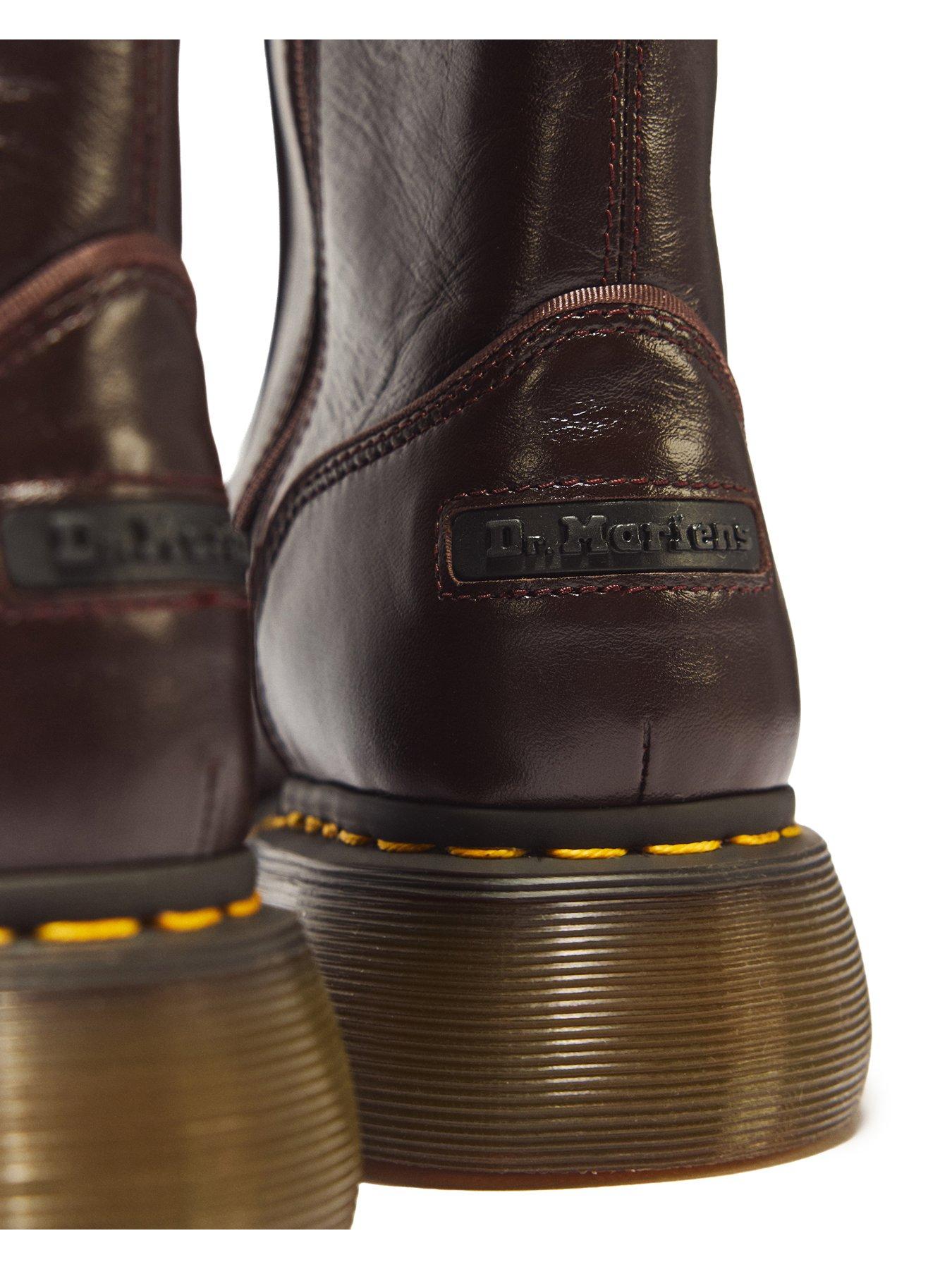 Image 7 of 7 of Dr Martens Buzz Hi Wyoming Leather Boots - Brown