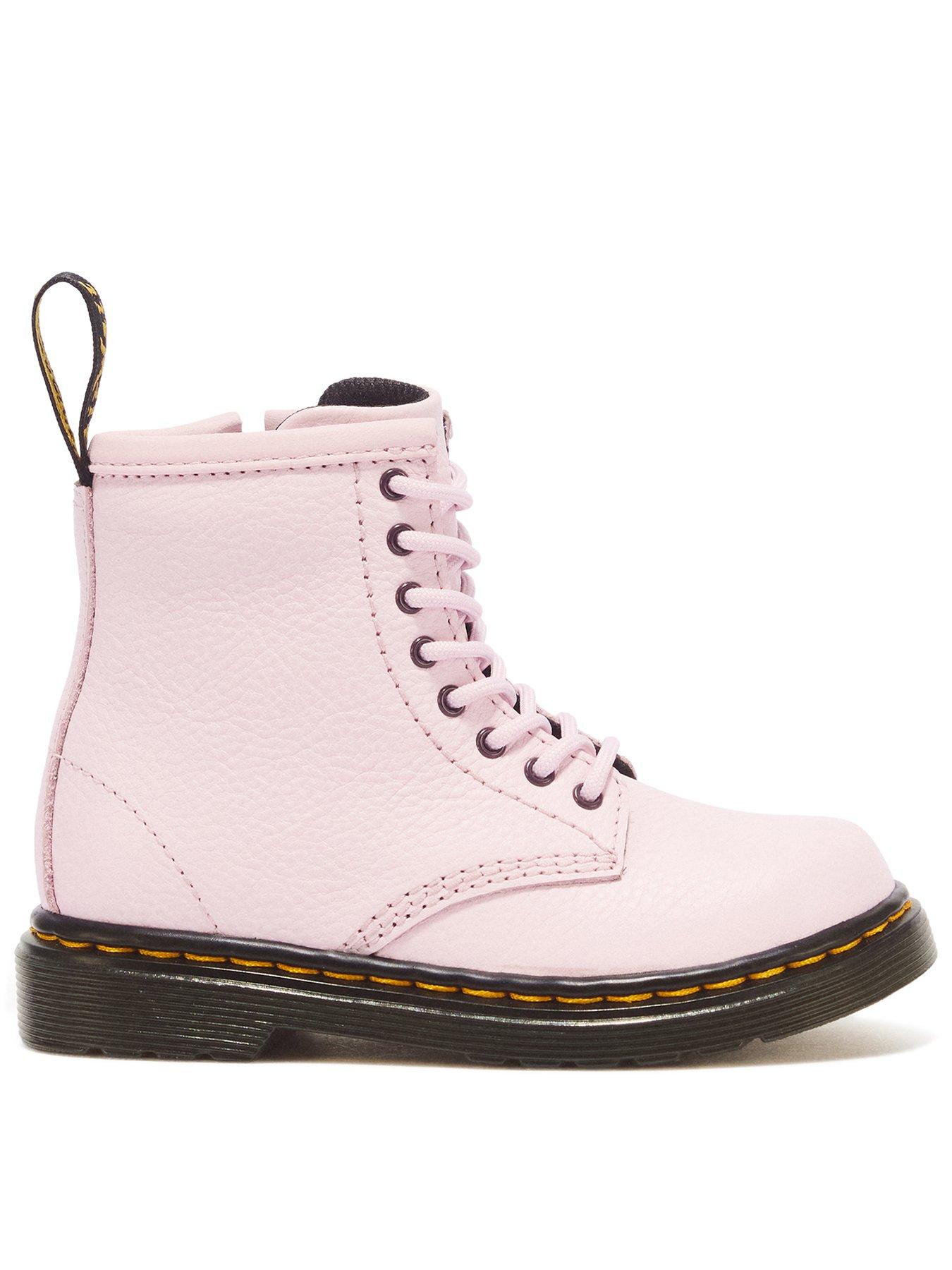 Dr Martens Toddler 1460 8 Eye Patent Boot - Pink Quartz