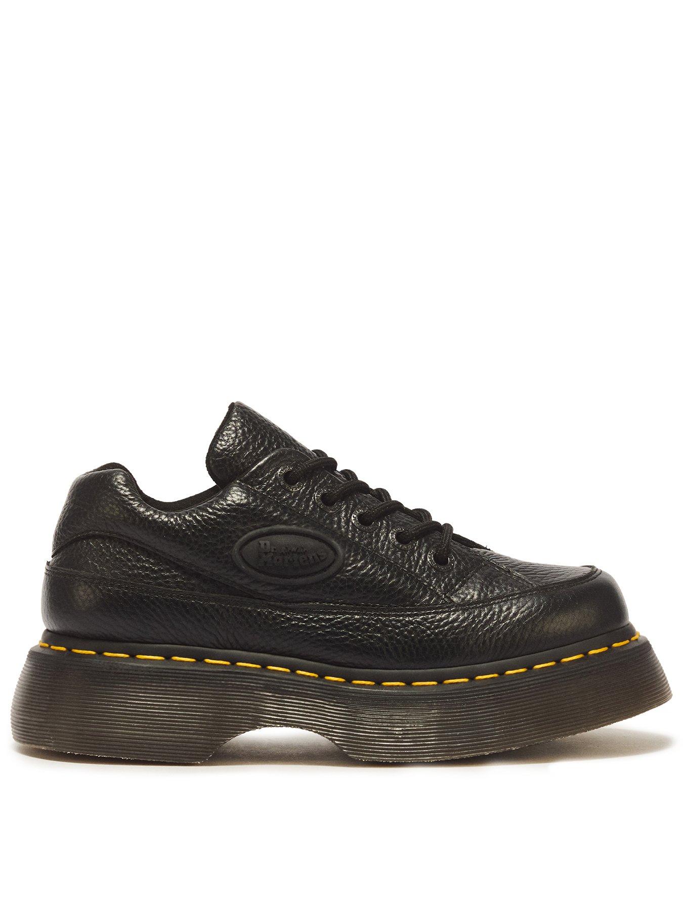 Dr Martens uzz 5-Eye Milled Nappa Leather Shoes - Black
