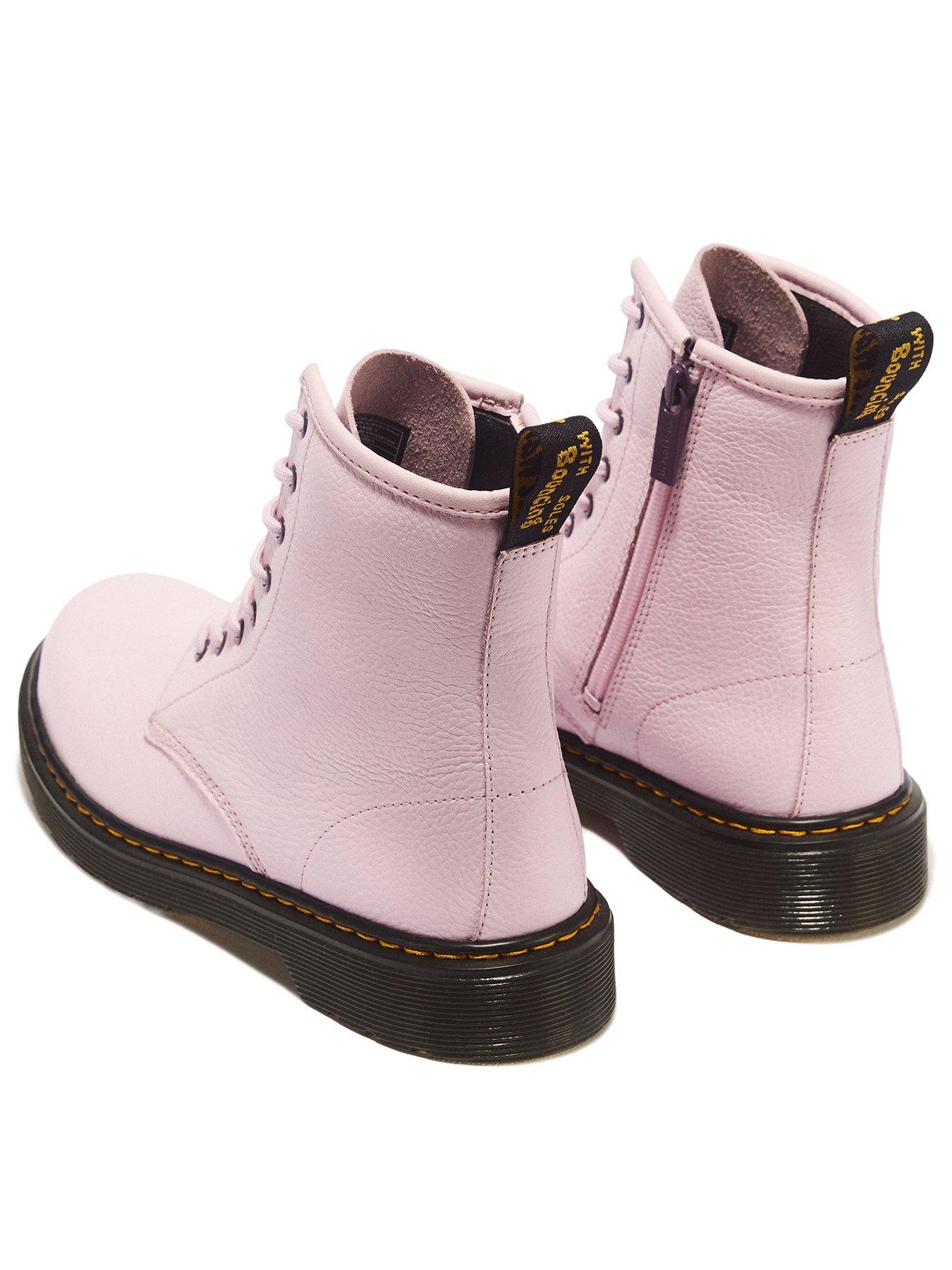 Image 3 of 6 of Dr Martens Youth 1460 8 Eye Patent Boot - Pink Quartz