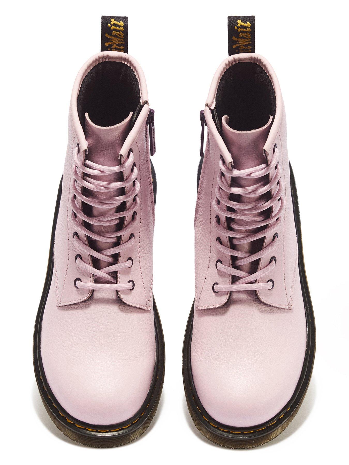 Image 4 of 6 of Dr Martens Youth 1460 8 Eye Patent Boot - Pink Quartz