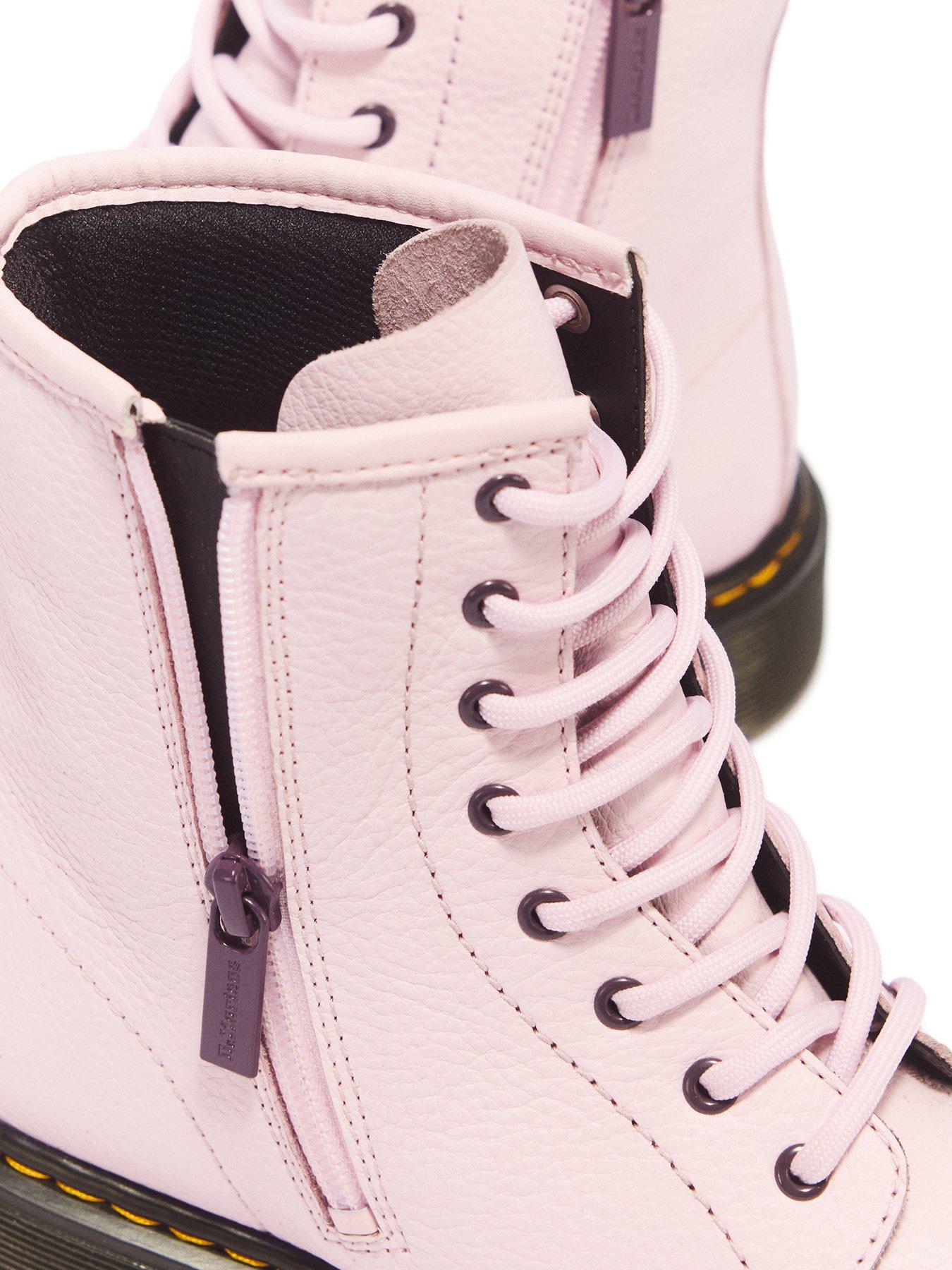 Image 6 of 6 of Dr Martens Youth 1460 8 Eye Patent Boot - Pink Quartz