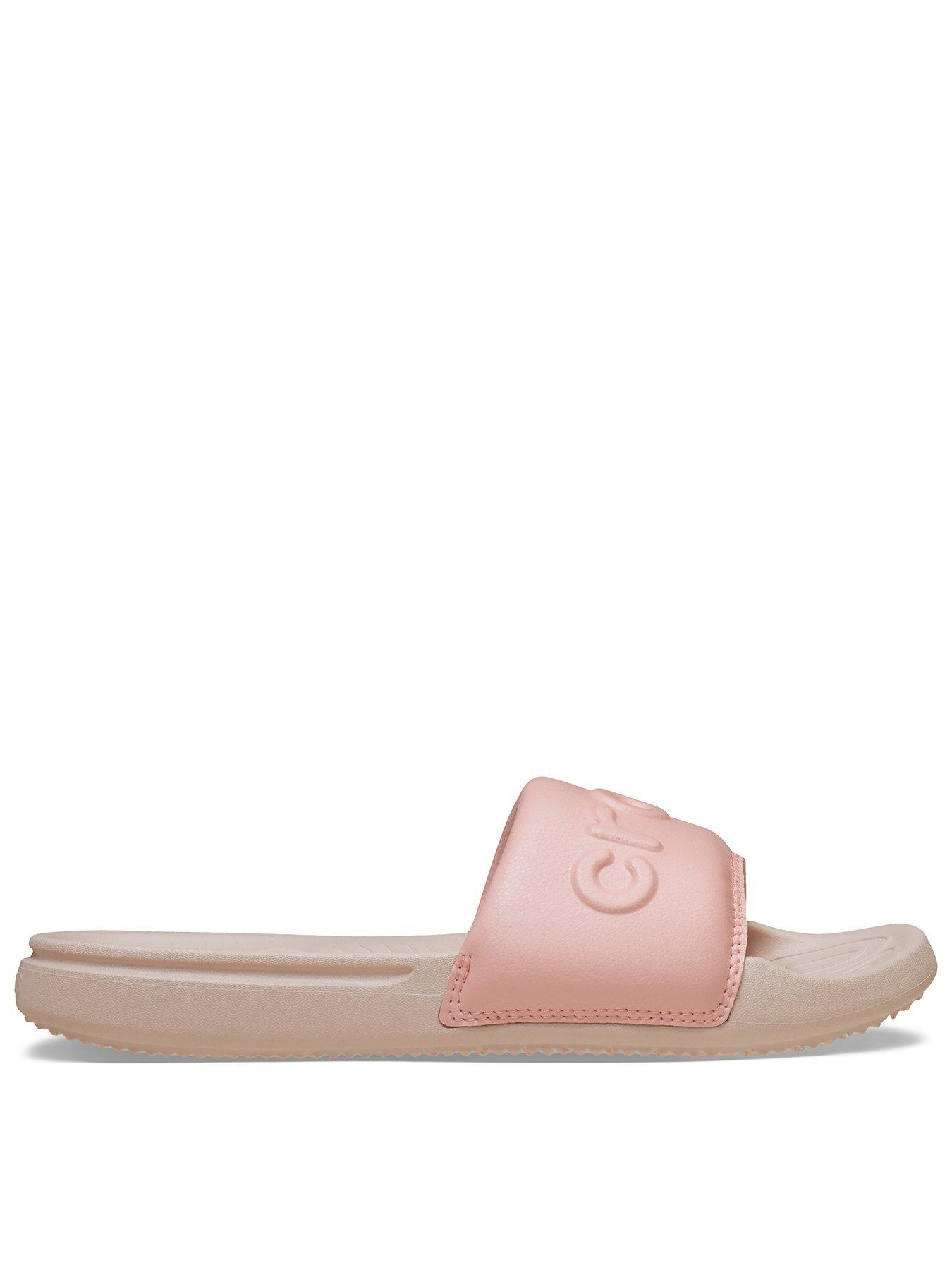 Crocs Powder All Day Sliders - Pink