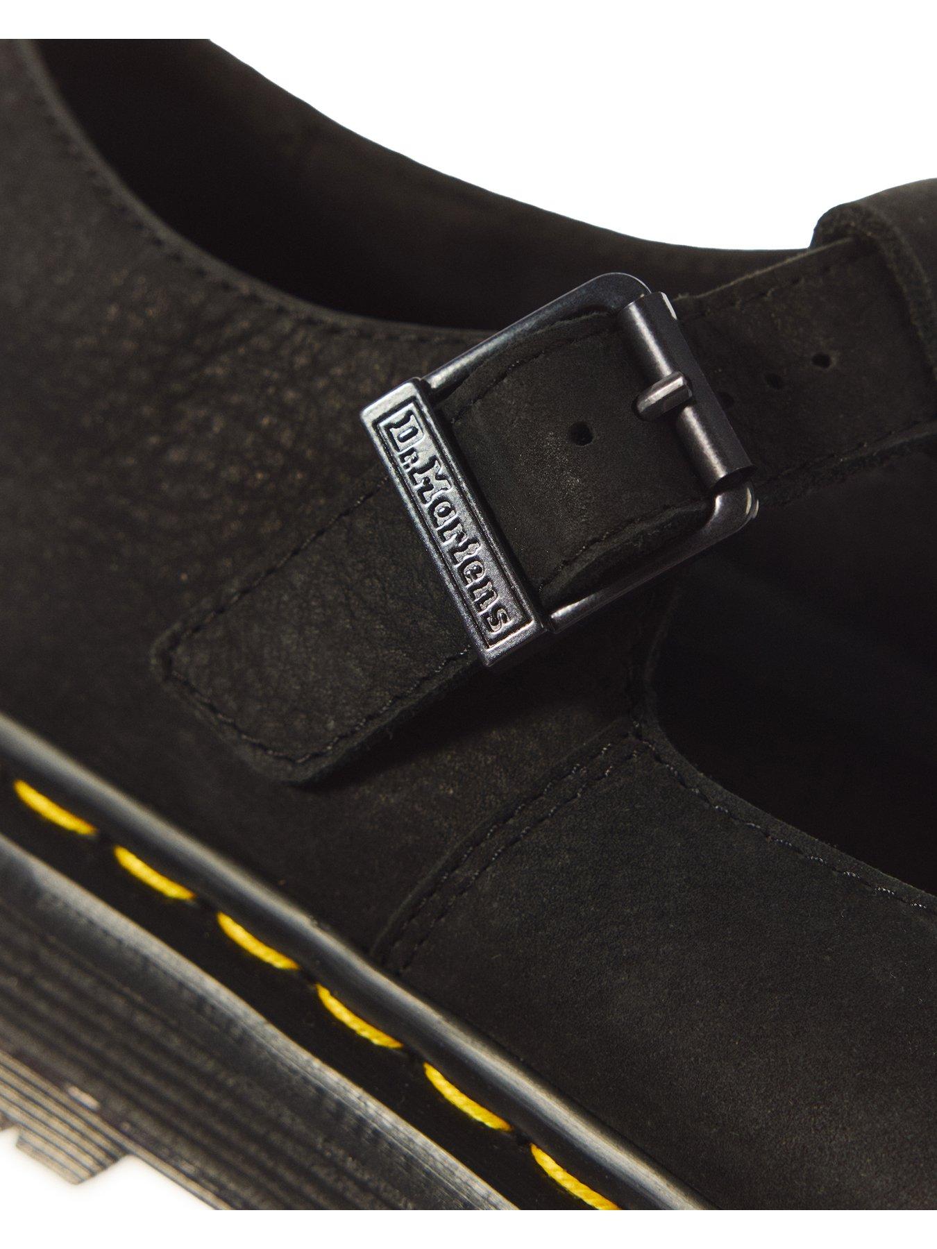 Image 7 of 7 of Dr Martens Zebzag Milled Nubuck Mary Jane Shoes - Black