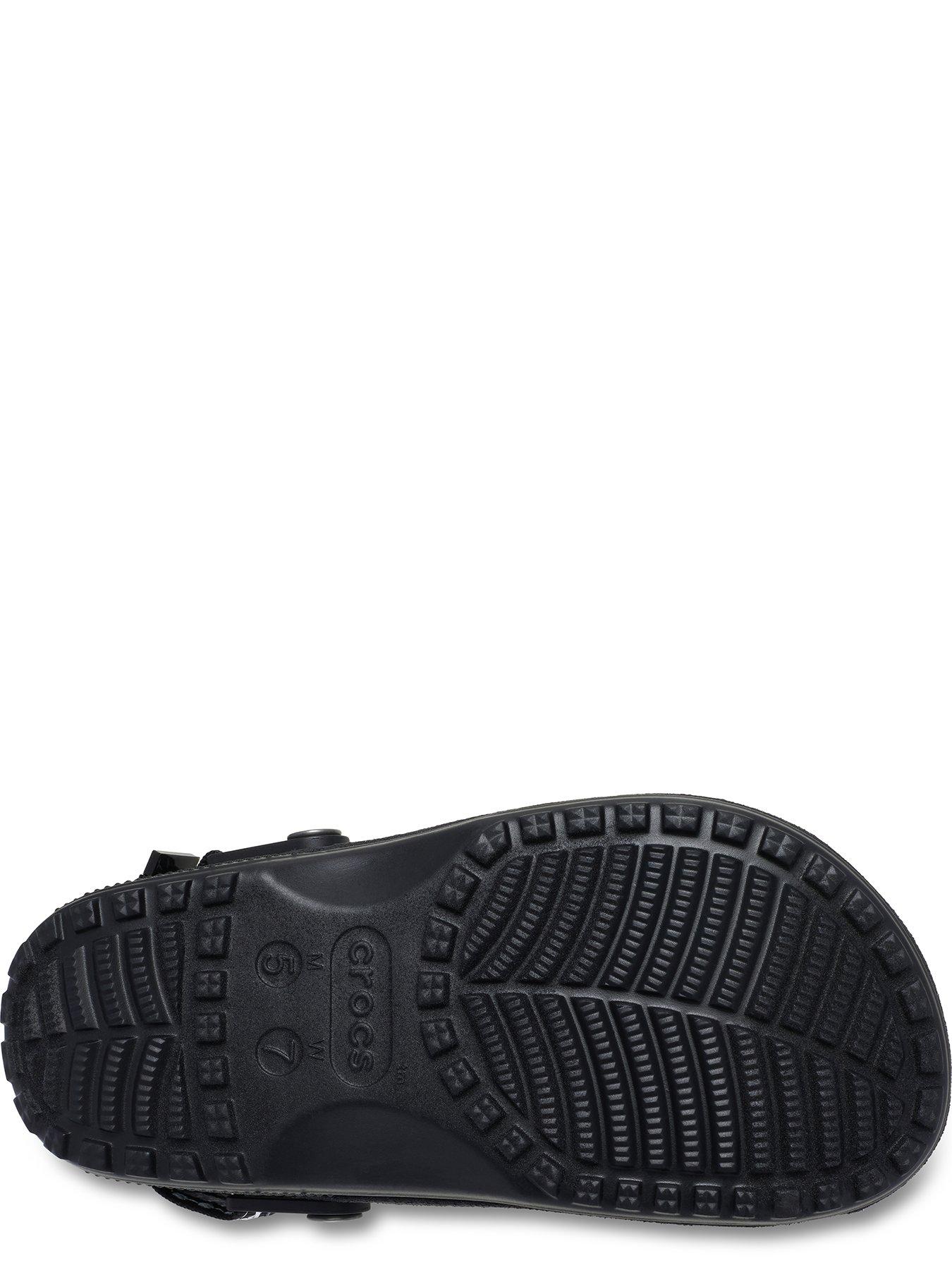 Image 5 of 5 of Crocs Crafted Vegan Suede Stitch Clogblacks - Black