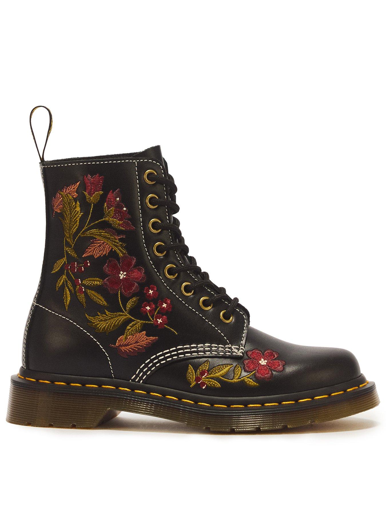 Image 1 of 7 of Dr Martens 1460 Pascal Floral 8 Eye Boot