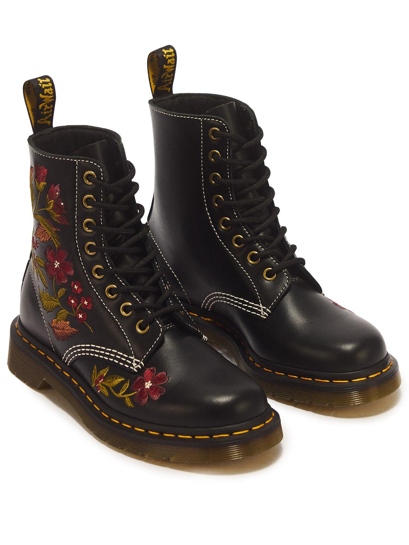 Image 2 of 7 of Dr Martens 1460 Pascal Floral 8 Eye Boot