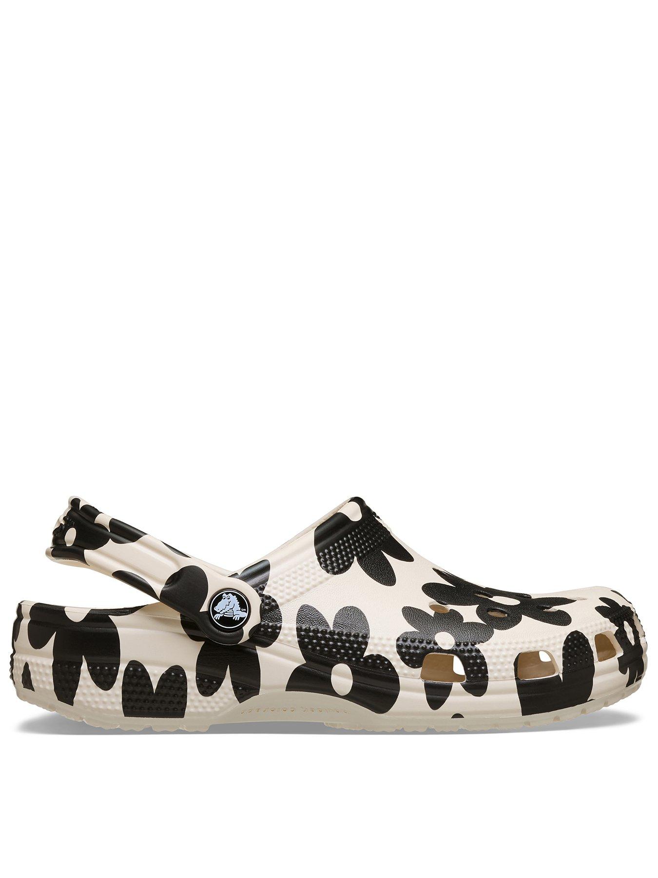 Crocs Classic Pop Petals Clogs - Summit White/Multi