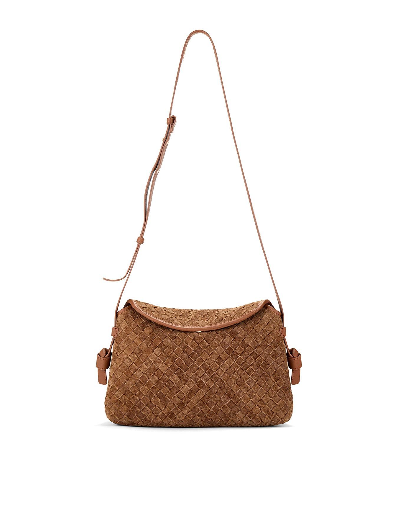 Clarks Leonie Woven Shoulder Bag - Brown