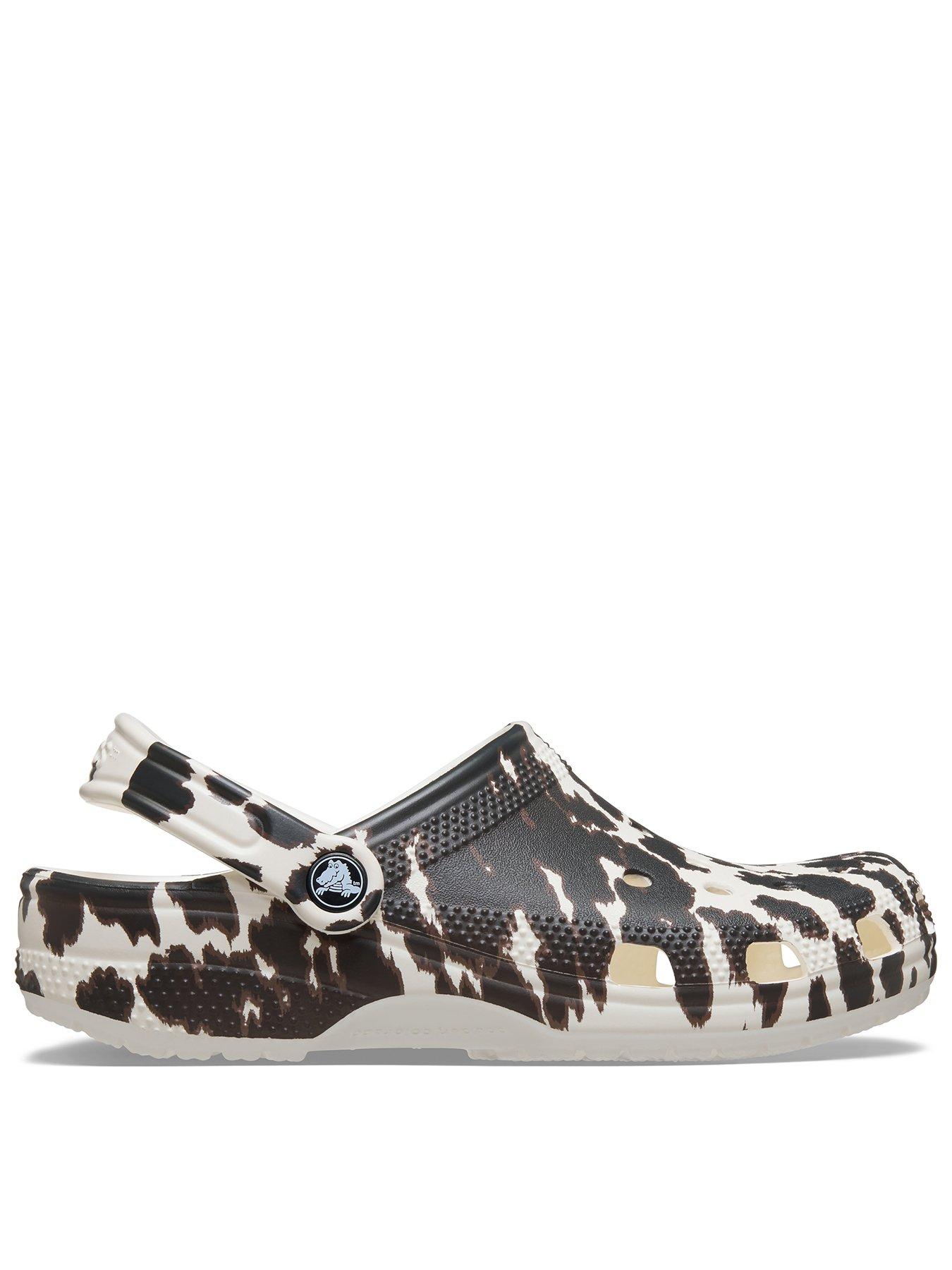 Crocs Chalk/Multi Classic Clog - Natural