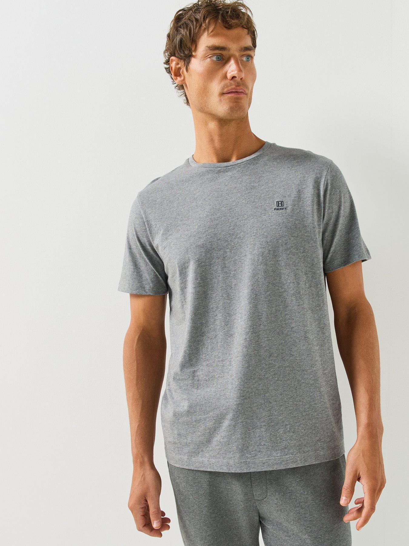 Hackett Heritage H Small Logo T-Shirt - Grey