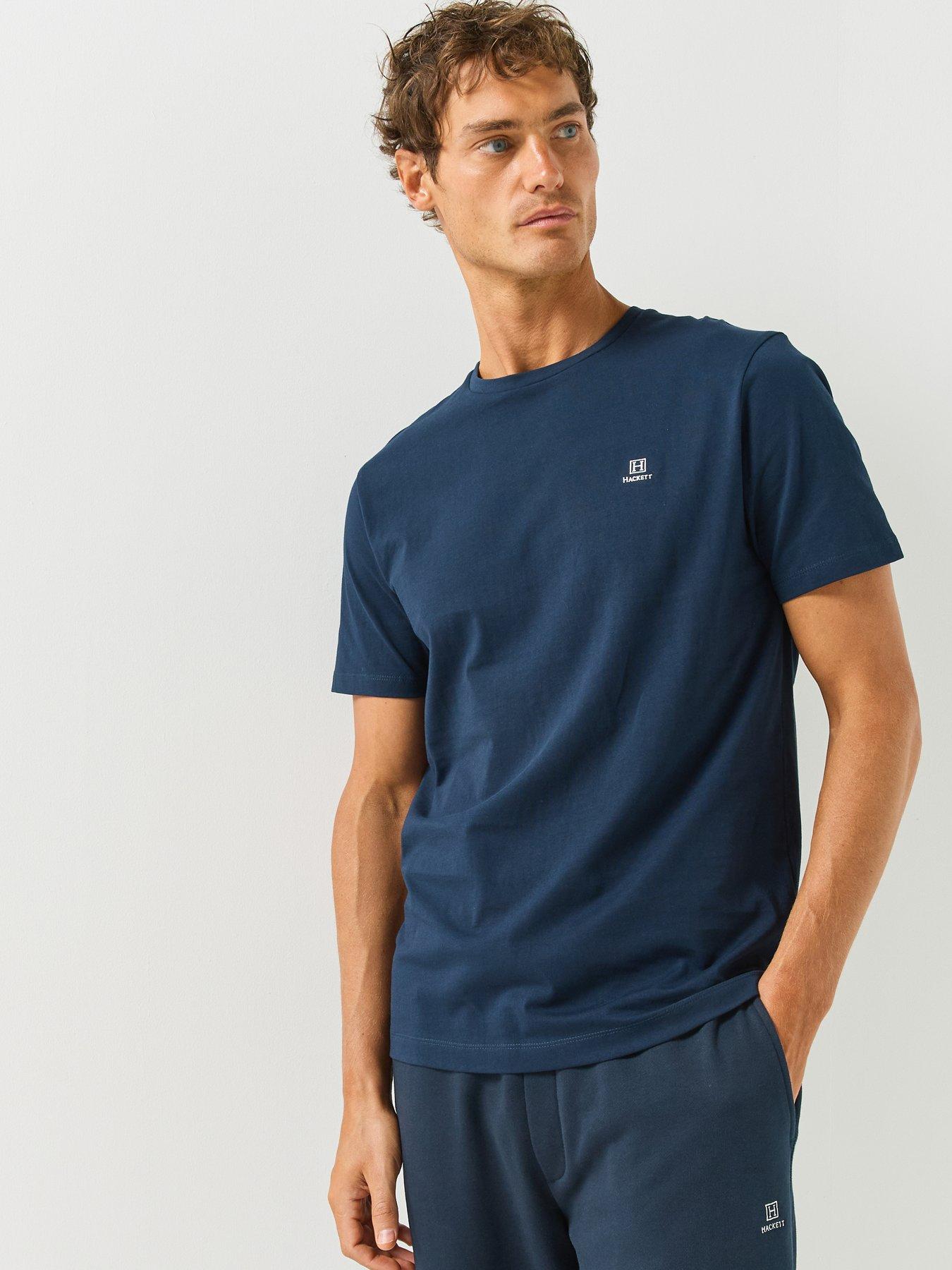 Hackett Heritage H Small Logo T-Shirt - Navy