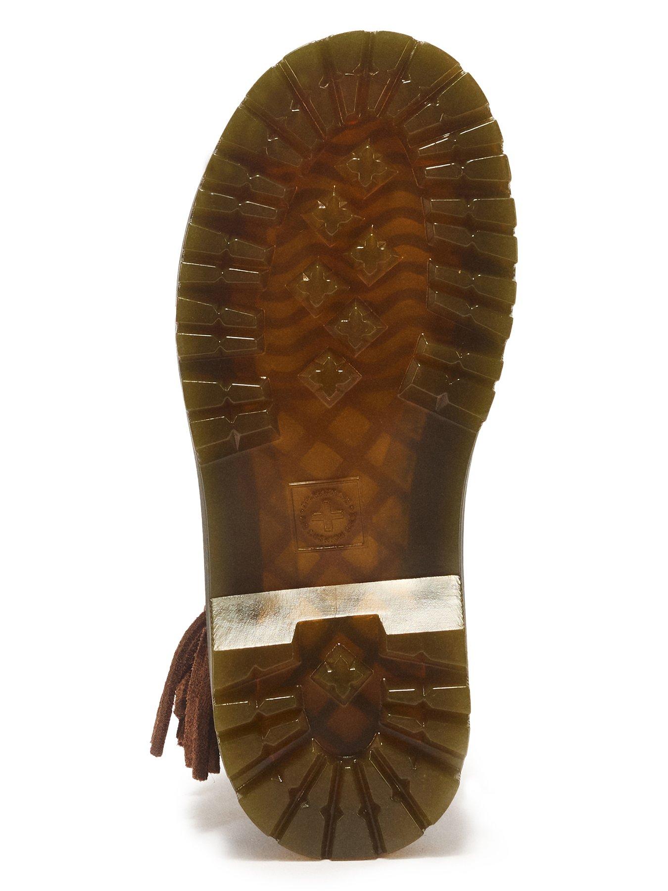 Image 5 of 7 of Dr Martens Genaya Rodeo J Rigger Republic Bronx Suede Boots - Dark Brown