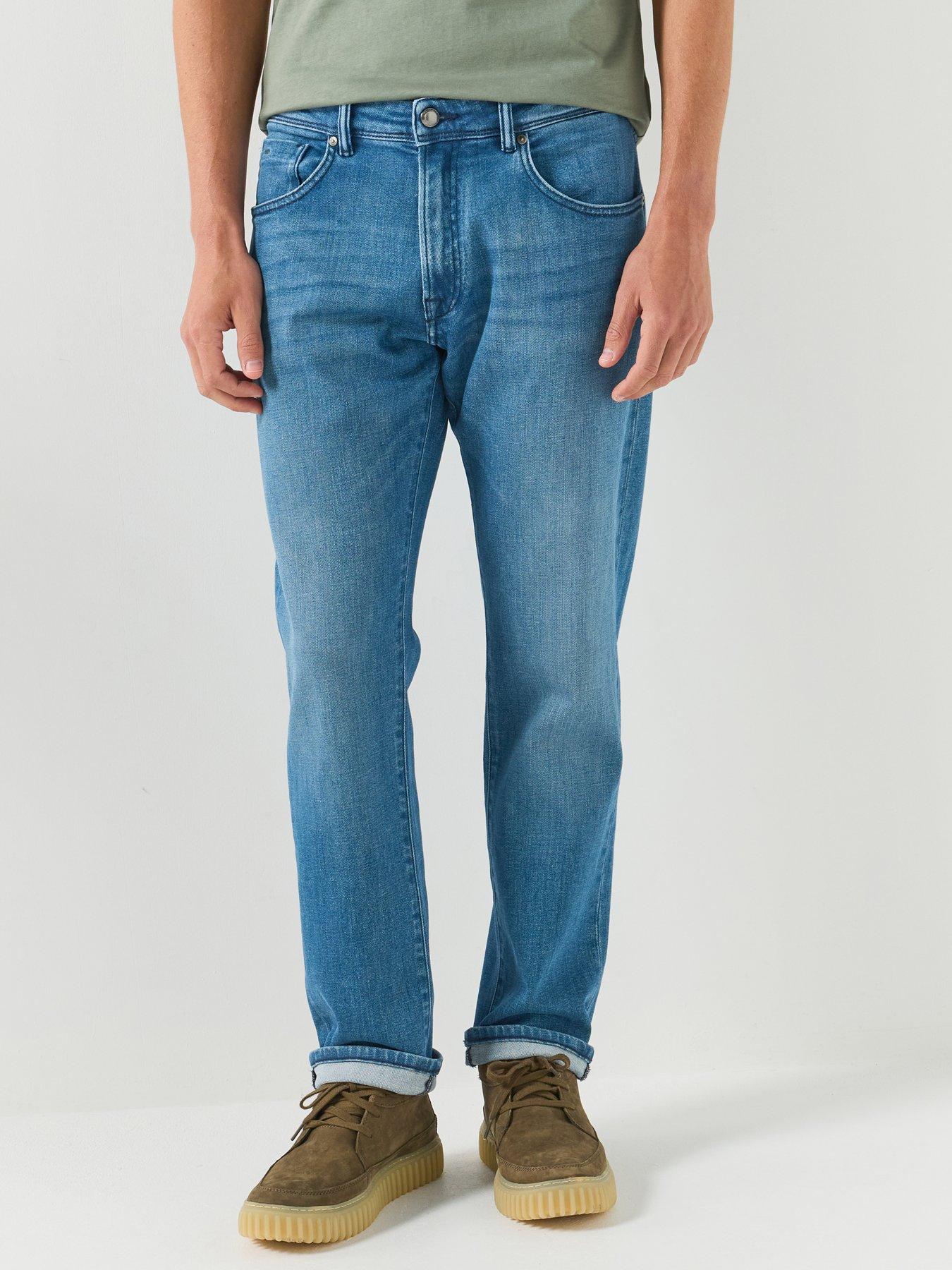 Image 1 of 6 of Hackett Heritage Vintage Denim Jeans - Light Blue