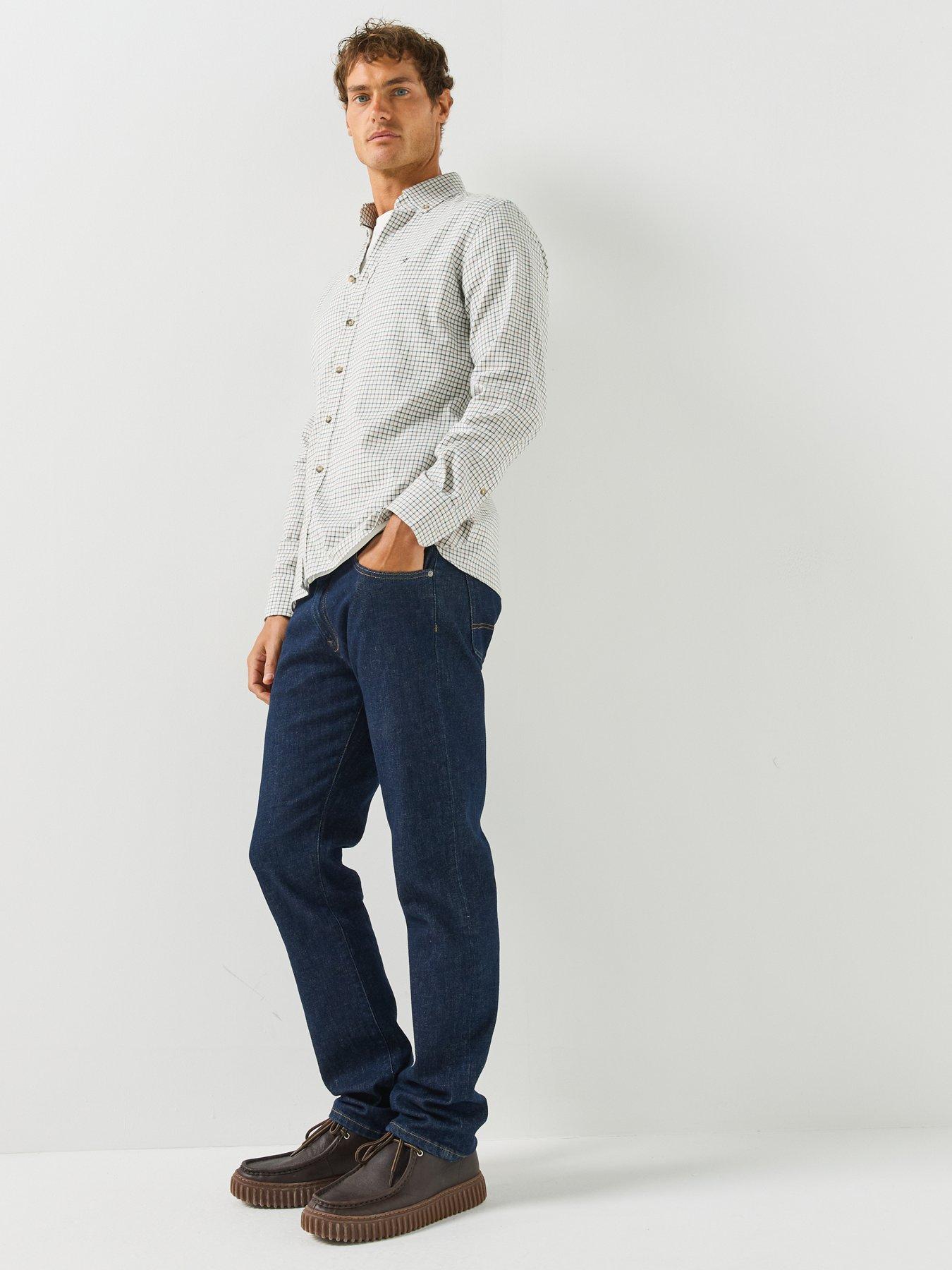 Image 5 of 6 of Hackett Heritage Rinse Denim Jeans - Dark Blue