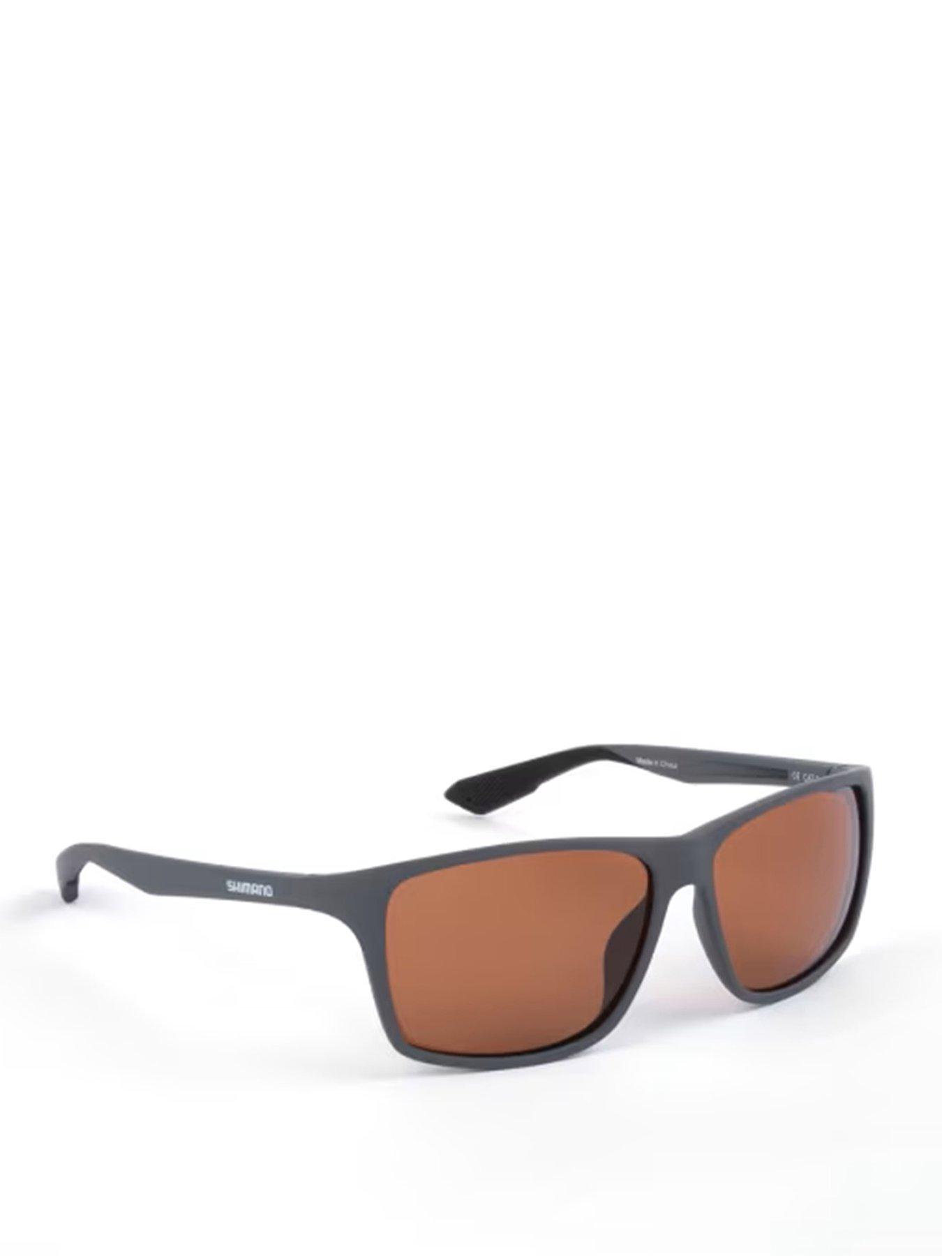 Shimano Sunglasses Matte Dark Grey  &  Copper