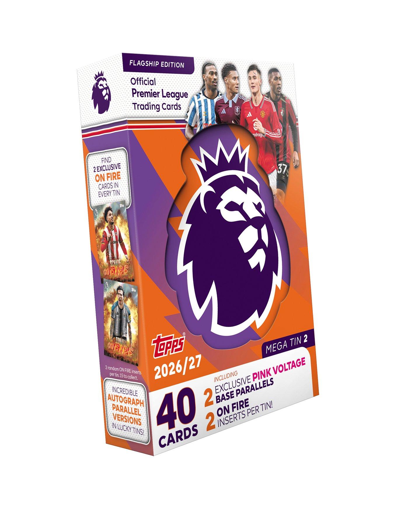 Topps Flagship Premier League 2027 Mega Tin #2 Lid - Orange