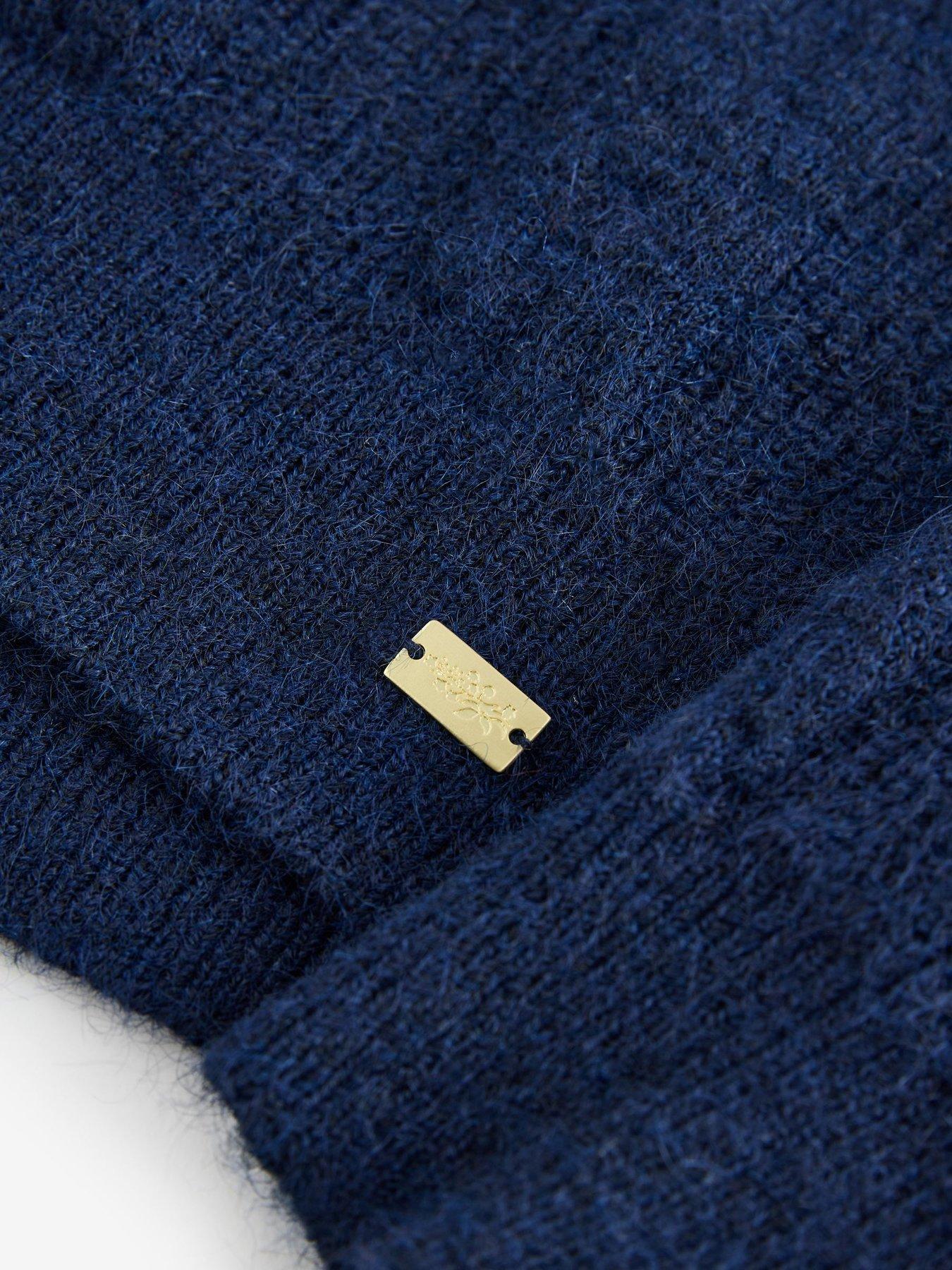 Image 2 of 3 of Laura Ashley Women's Frill Collar Button Through Cardigan - Blue