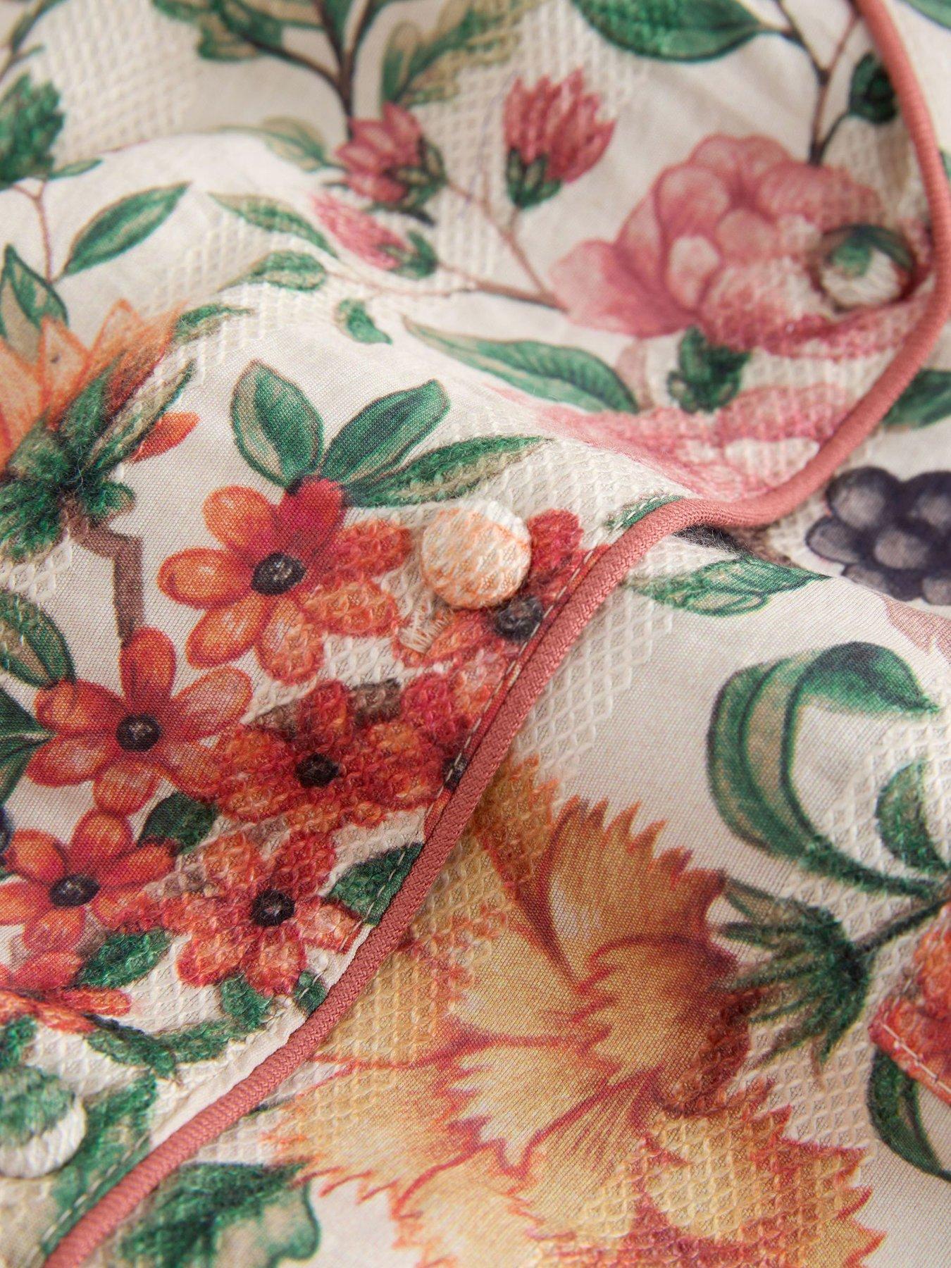 Image 5 of 5 of Laura Ashley Multi Ellenbrook Satin Stripe Button Through Pyjamas