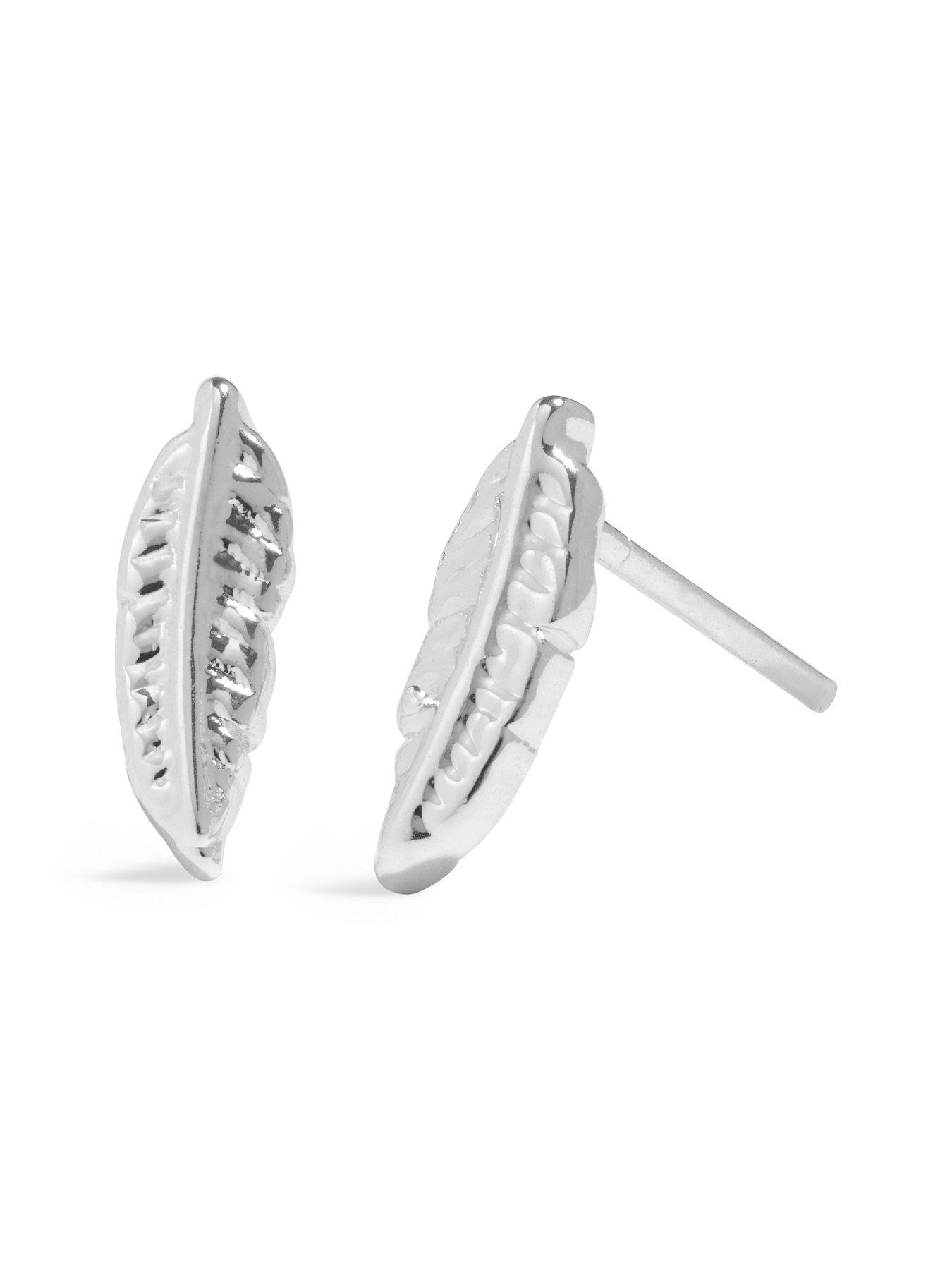 Image 4 of 5 of Joma Jewellery MOMENTS TO SHINE 'FEATHER' Stud Earrings