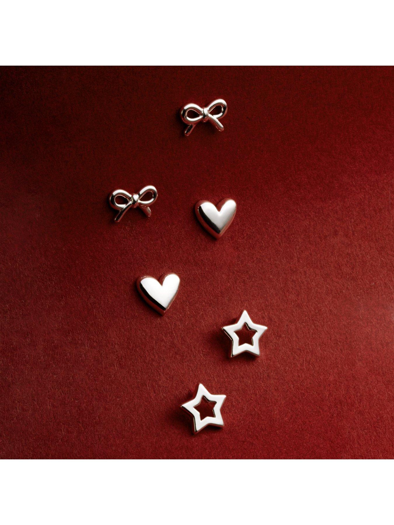 Image 6 of 7 of Joma Jewellery CHRISTMAS LIFE'S A CHARM 'MERRY CHRISTMAS' Stud Earrings