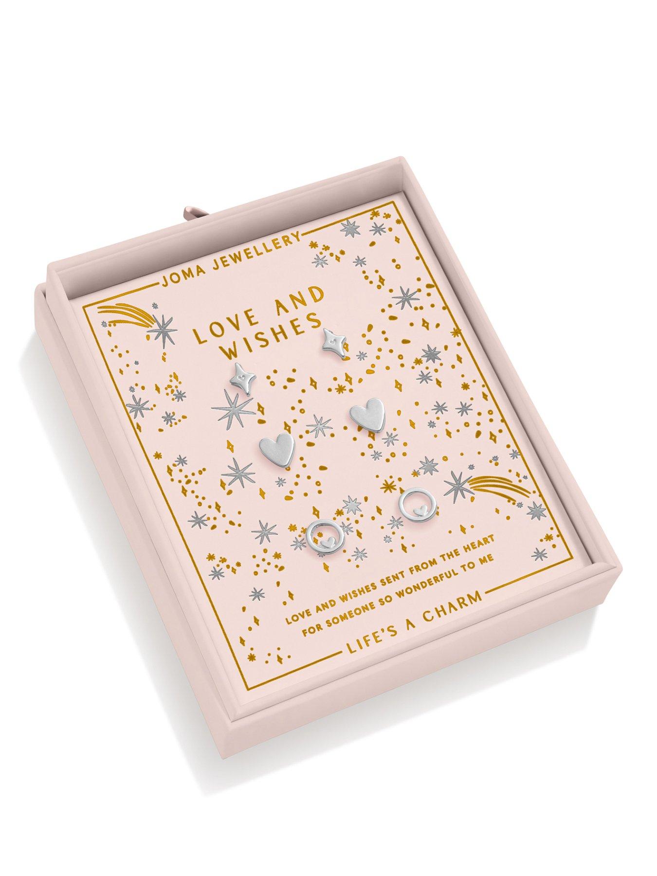 Image 1 of 7 of Joma Jewellery Christmas Lifes A Charm Love And Wishes Stud Earrings