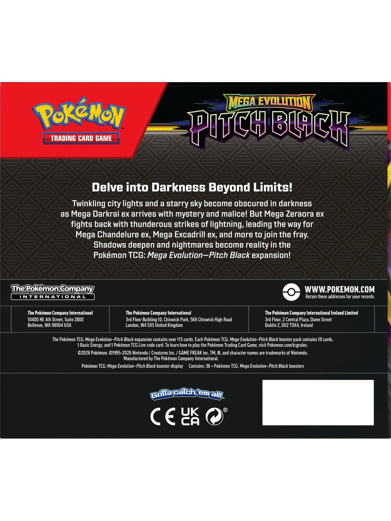 Image 2 of 6 of Pokemon Mega Evolution Pitch Black Booster CDU