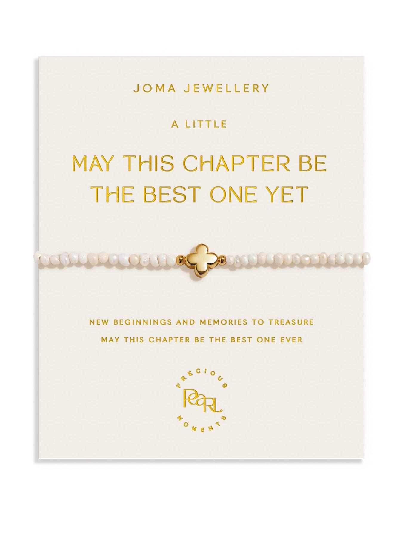 Joma Jewellery PRECIOUS MOMENTS 'MAY THIS CHAPTER BE THE BEST ONE YET' Bracelet