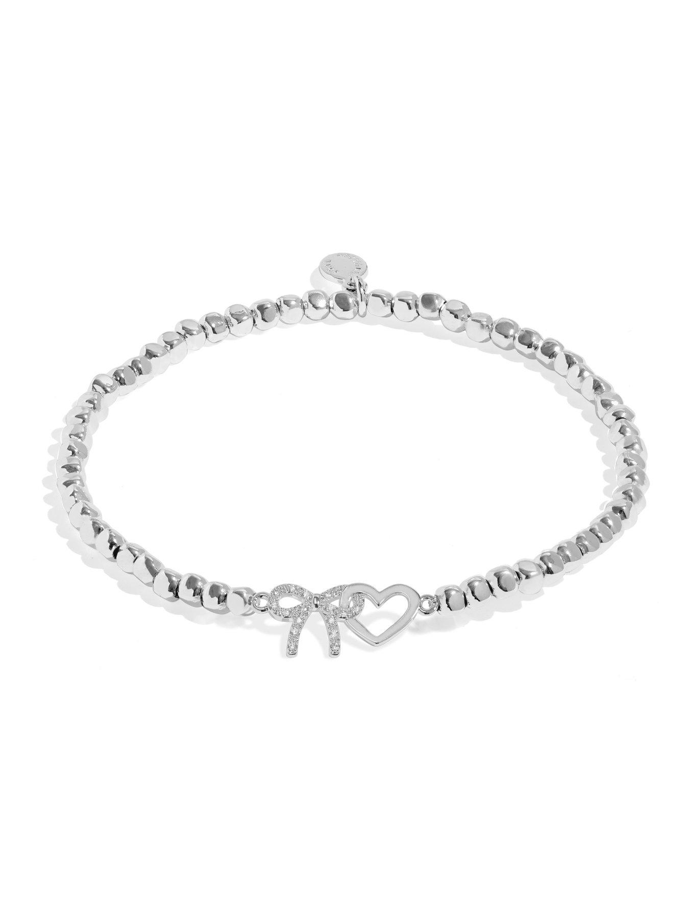 Image 3 of 6 of Joma Jewellery Forever Yours From Me To You Thank You Bracelet - Silver-plated