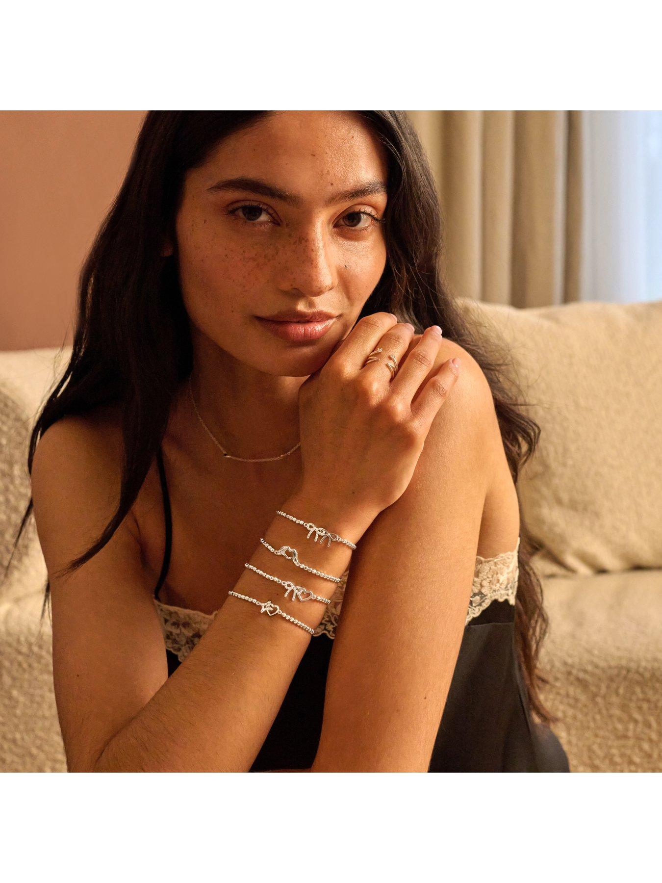 Image 5 of 6 of Joma Jewellery Forever Yours From Me To You Thank You Bracelet - Silver-plated