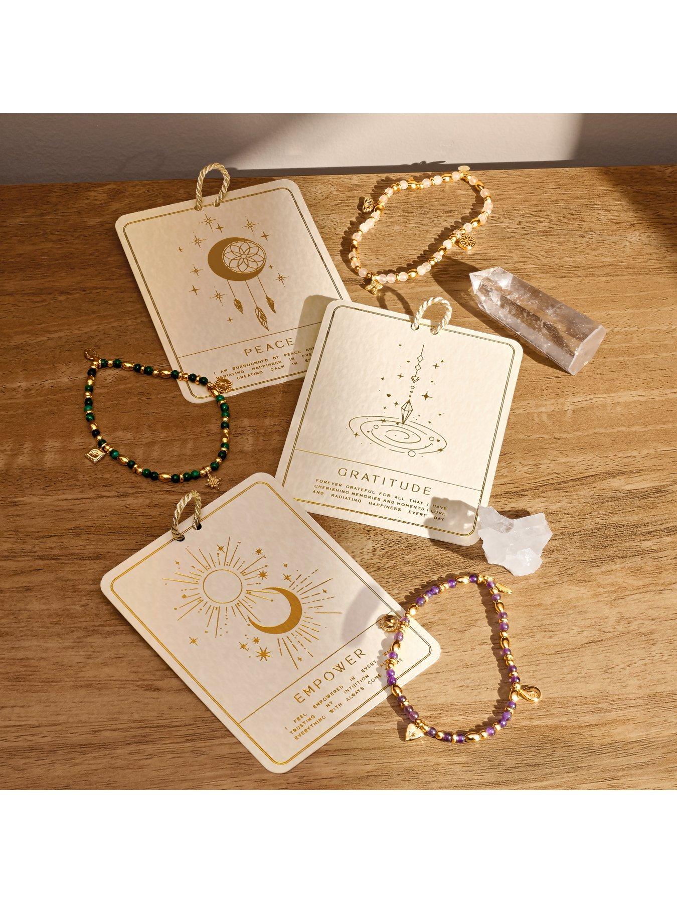 Image 6 of 7 of Joma Jewellery Affirmation Card Empower Bracelet - Gold-plated