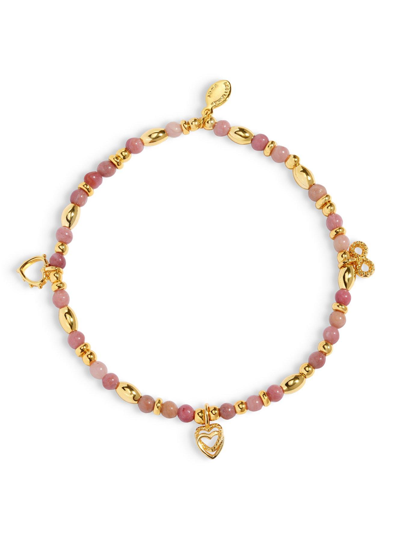 Image 3 of 7 of Joma Jewellery Affirmation Card Friendship Bracelet - Gold plated