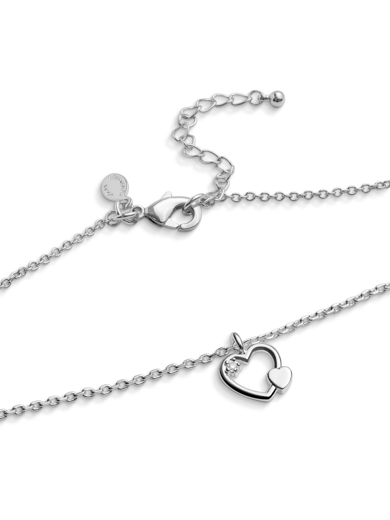 Image 3 of 5 of Joma Jewellery LABORATORY GROWN DIAMOND NECKLACE A LITTLE | WONDERFUL MUM | Silver Plated | Necklace | 46cm + 5cm extender