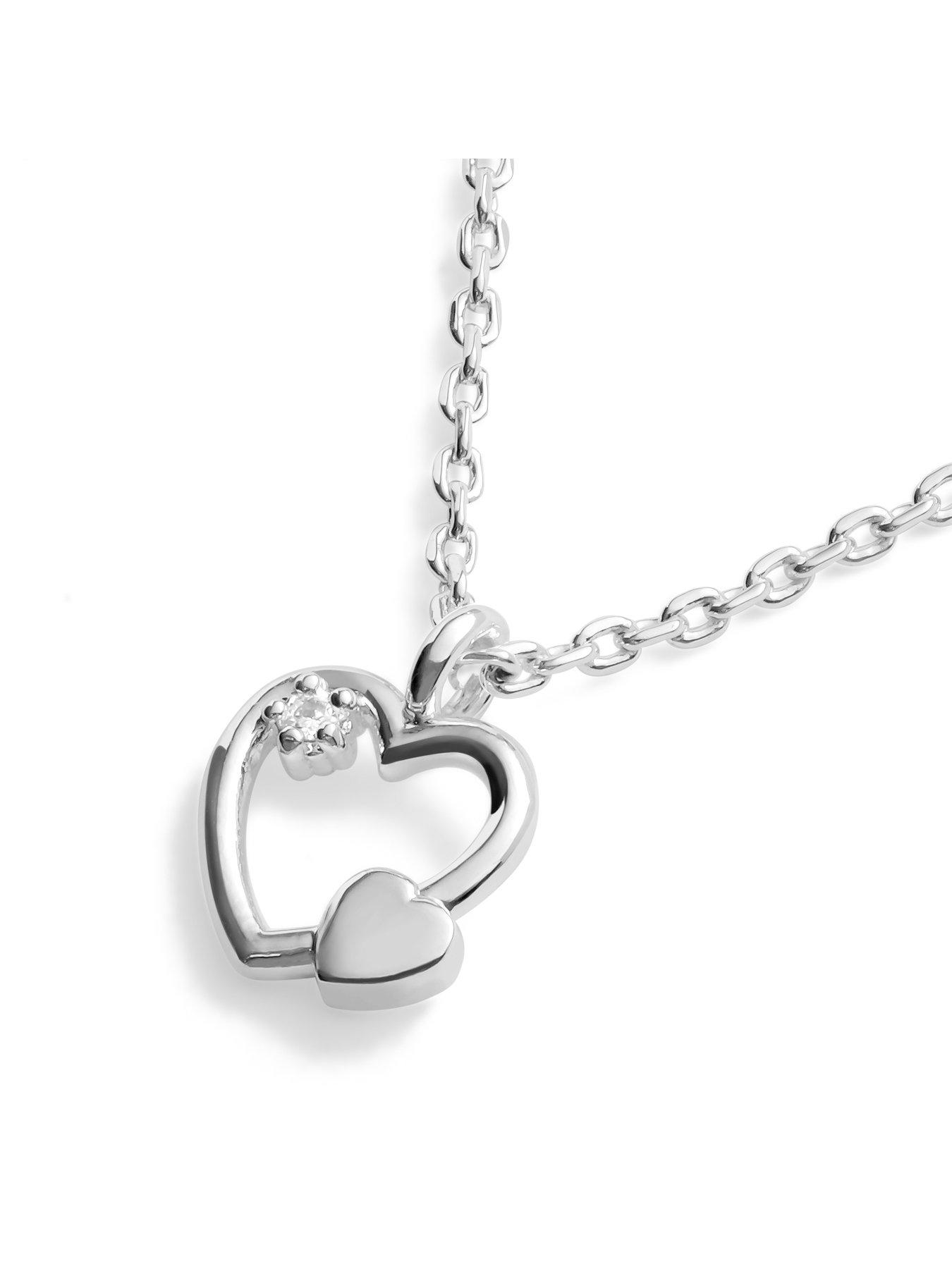 Image 4 of 5 of Joma Jewellery LABORATORY GROWN DIAMOND NECKLACE A LITTLE | WONDERFUL MUM | Silver Plated | Necklace | 46cm + 5cm extender
