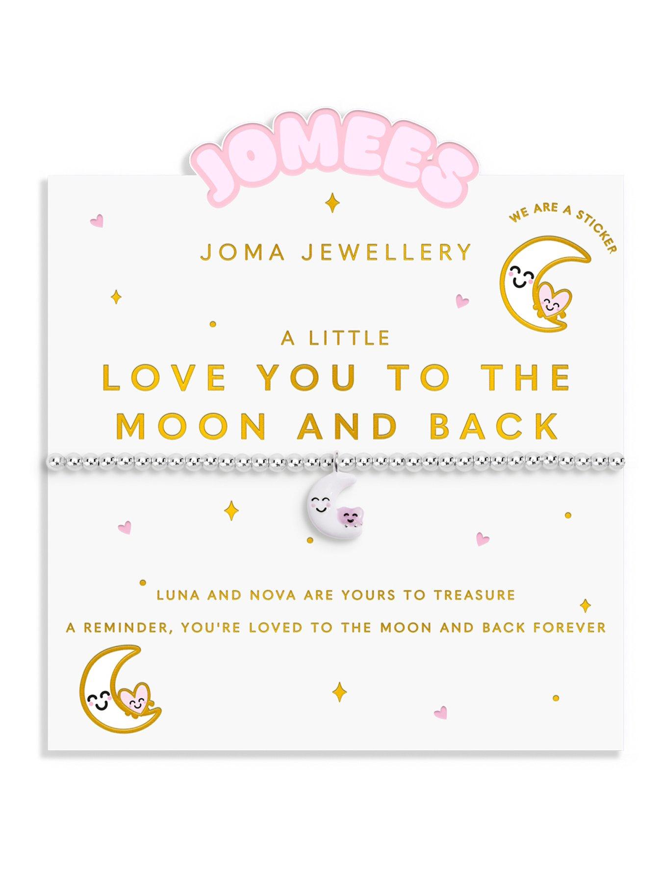 Joma Jewellery Kids A Little Jomees Love You To The Moon And Back Bracelet - Silver-plated