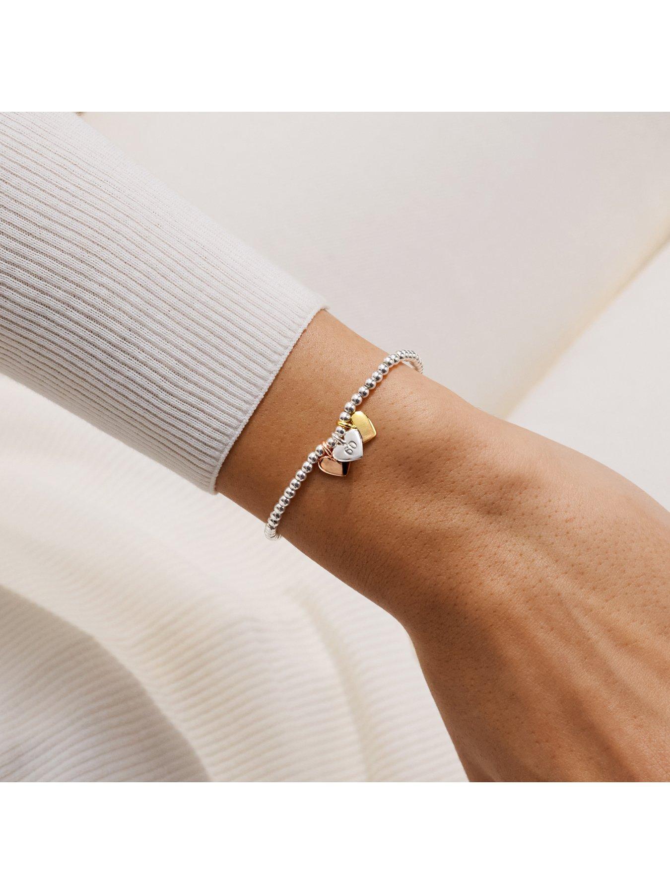 Image 2 of 5 of Joma Jewellery A Little Charmed Moments Happy 60th Birthday Bracelet