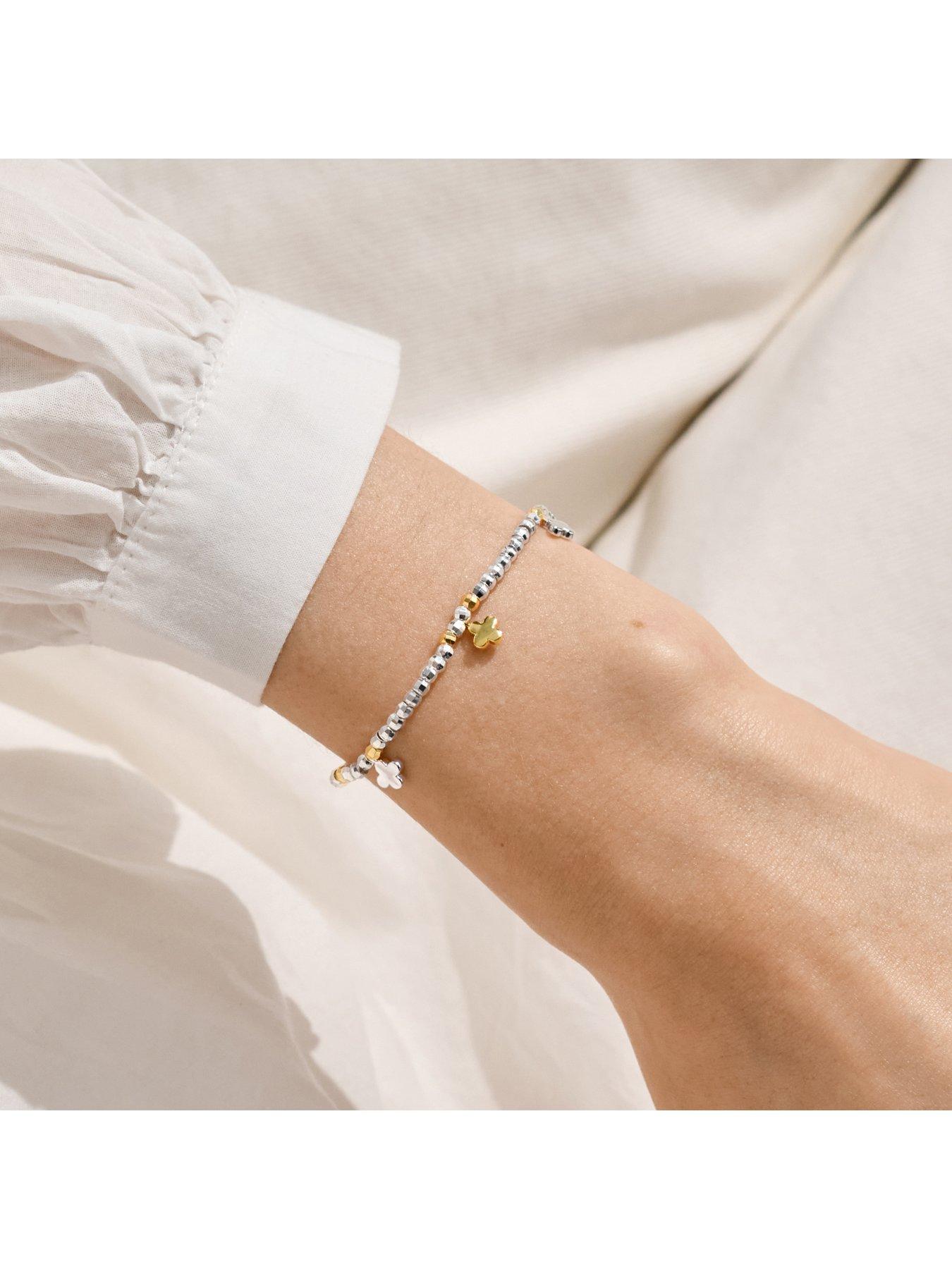 Image 2 of 5 of Joma Jewellery SPARKLE CONFETTI A LITTLE ' FRIENDSHIP, LAUGHTER, HAPPINESS' Bracelet