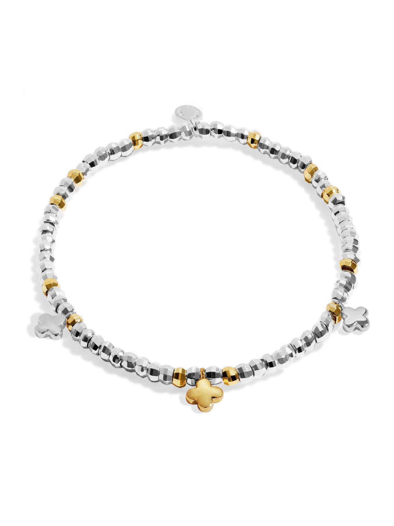 Image 3 of 5 of Joma Jewellery SPARKLE CONFETTI A LITTLE ' FRIENDSHIP, LAUGHTER, HAPPINESS' Bracelet