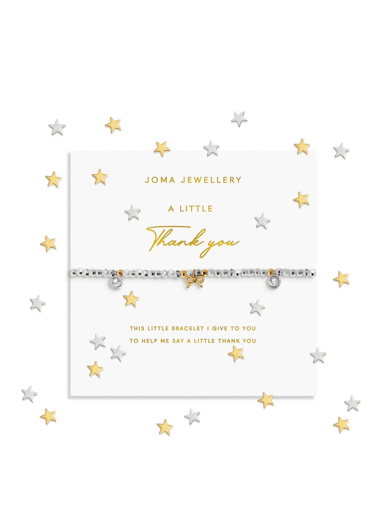 Joma Jewellery SPARKLE CONFETTI A LITTLE 'THANK YOU' Bracelet