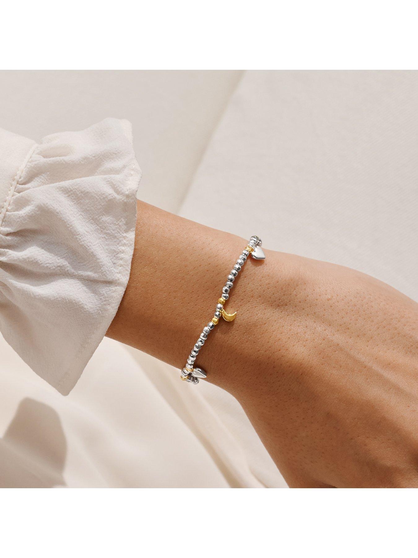 Image 2 of 5 of Joma Jewellery SPARKLE CONFETTI A LITTLE 'LOVE YOU TO THE MOON AND BACK' Bracelet