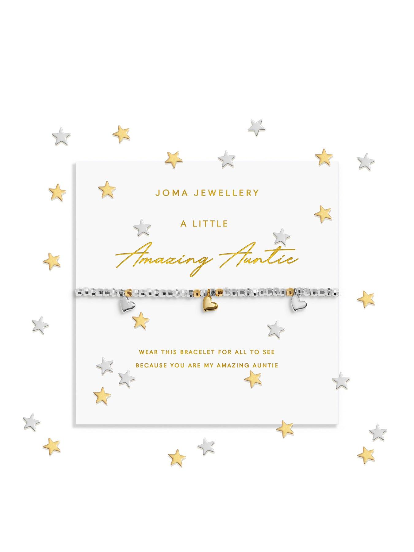 Joma Jewellery SPARKLE CONFETTI A LITTLE 'AMAZING AUNTIE' Bracelet