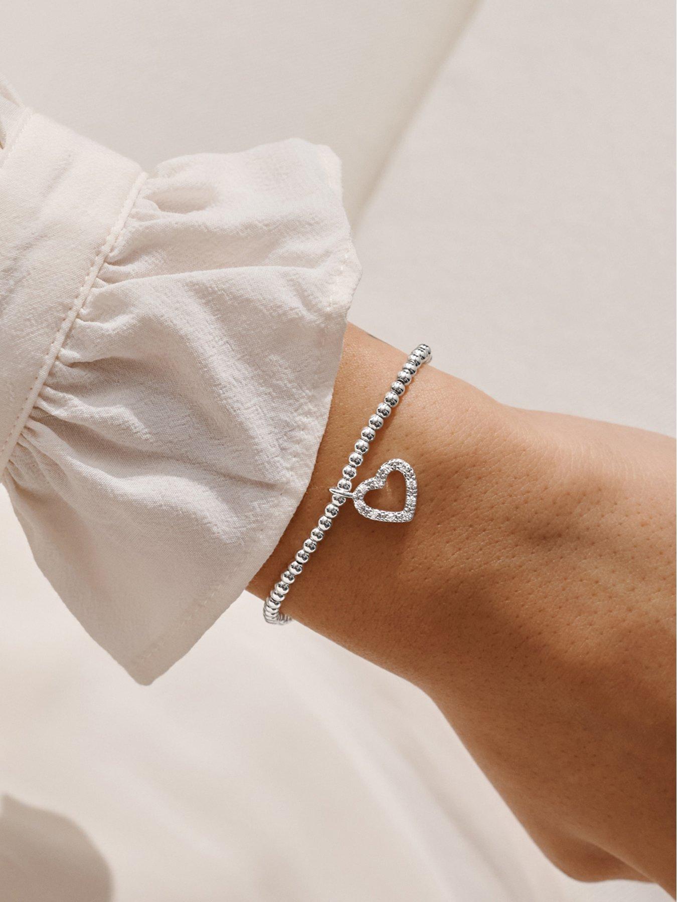 Image 2 of 5 of Joma Jewellery Confetti A Little Happy Birthday Daughter Bracelet - Silver-plated