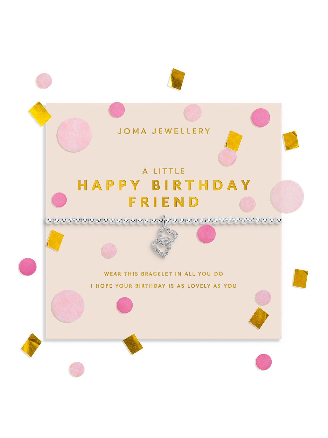 Joma Jewellery CONFETTI A LITTLE 'HAPPY BIRTHDAY FRIEND' Bracelet