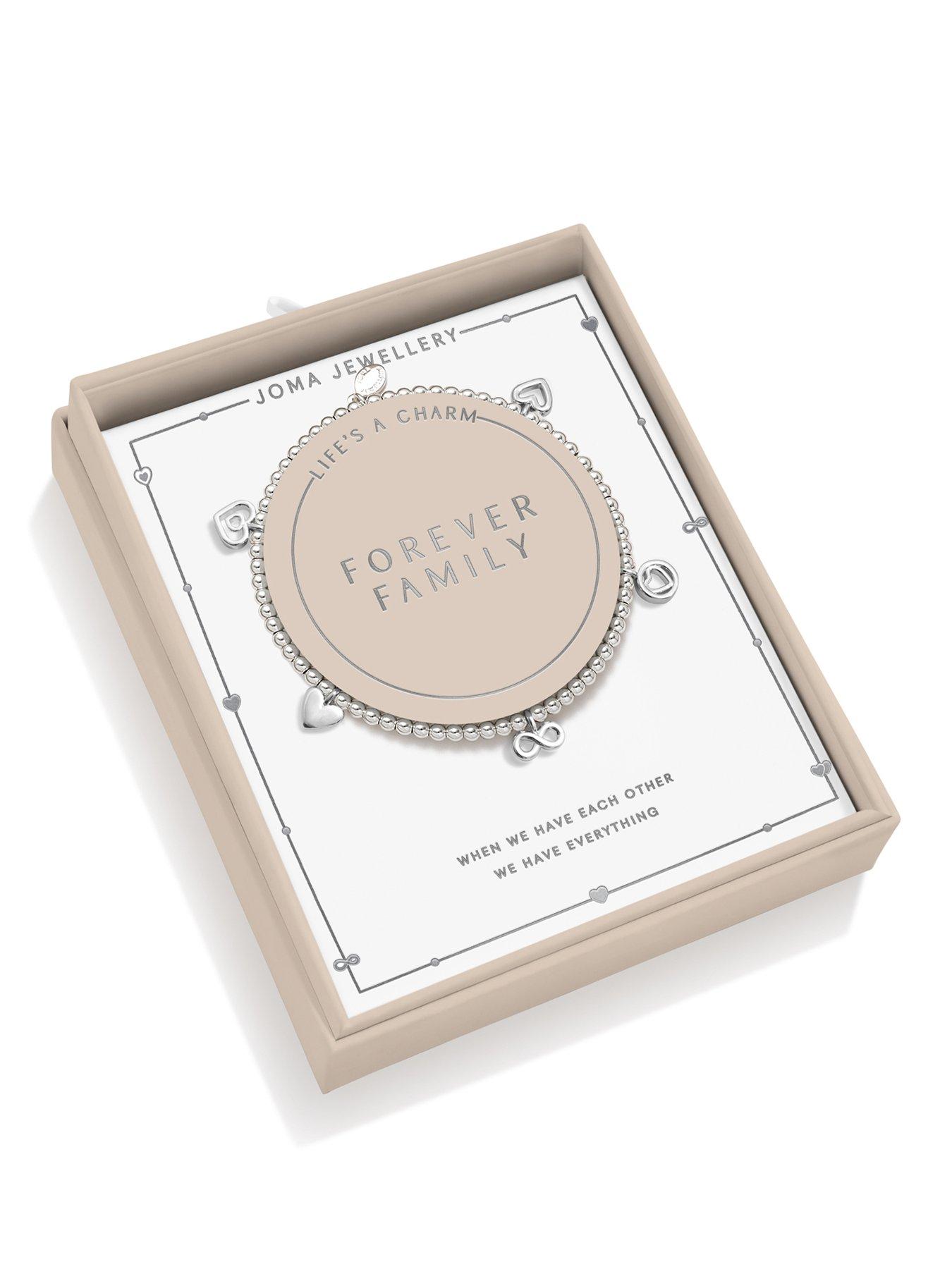 Joma Jewellery Lifes A Charm Forever Family Bracelet - Silver -plated