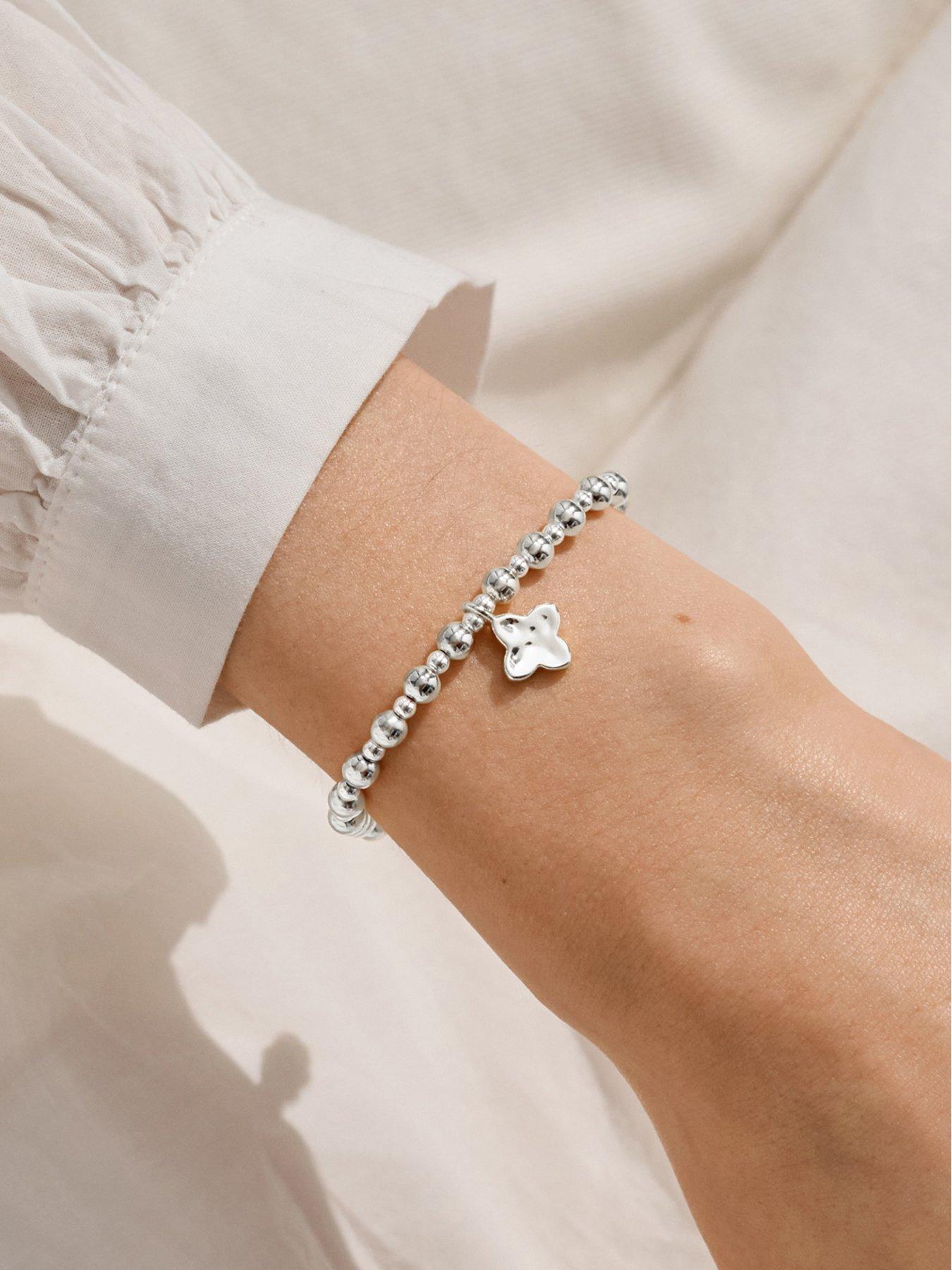 Image 2 of 6 of Joma Jewellery Words To Treasure Forever Friendship Bracelet - Silver Plated